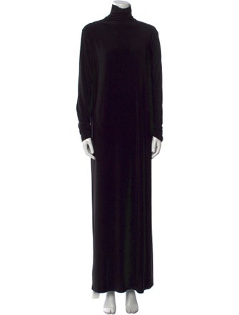 Norma Kamali Turtleneck Long Dress