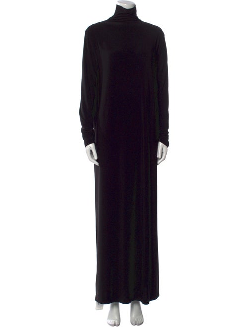 Norma Kamali Turtleneck Long Dress