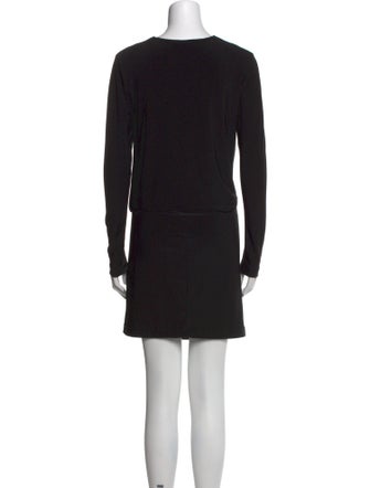 Norma Kamali Crew Neck Midi Length Dress