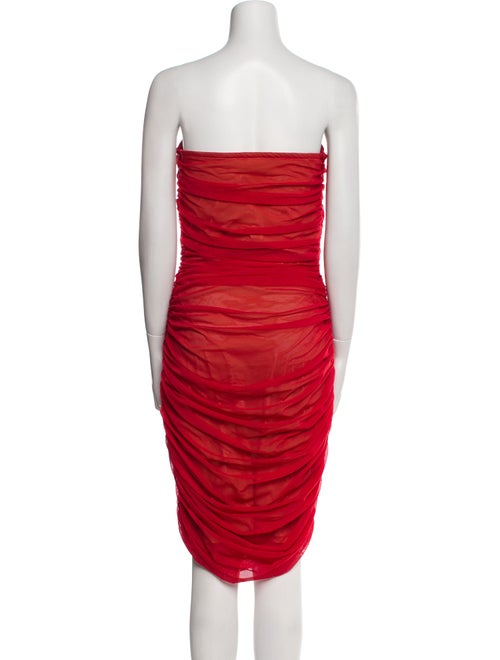 Norma Kamali Strapless Mini Dress