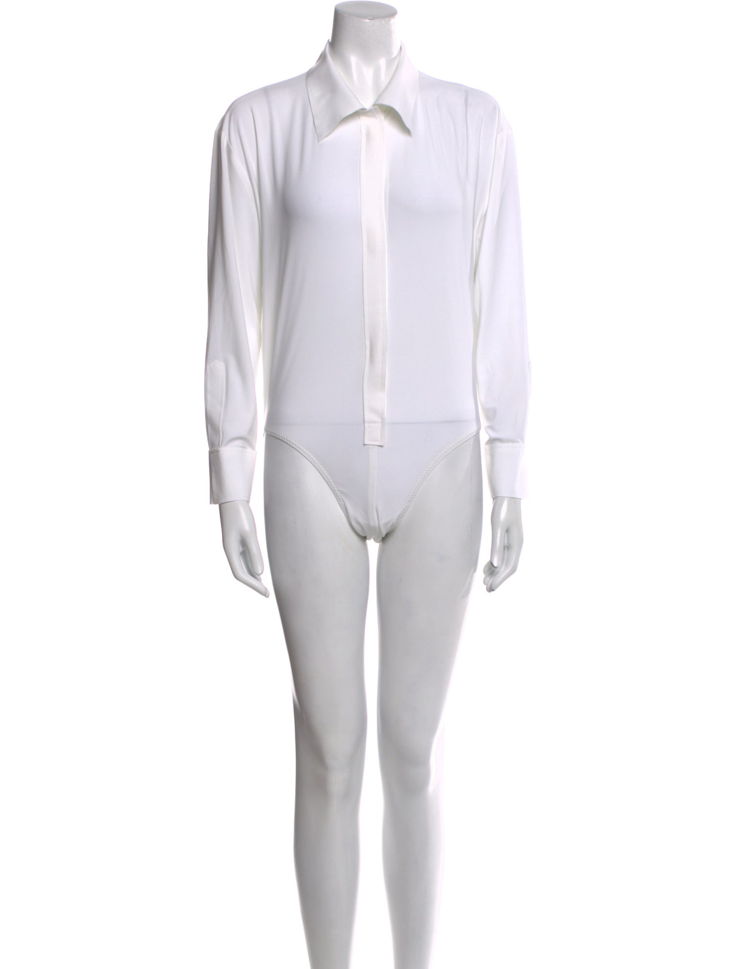 Norma Kamali Long Sleeve Bodysuit