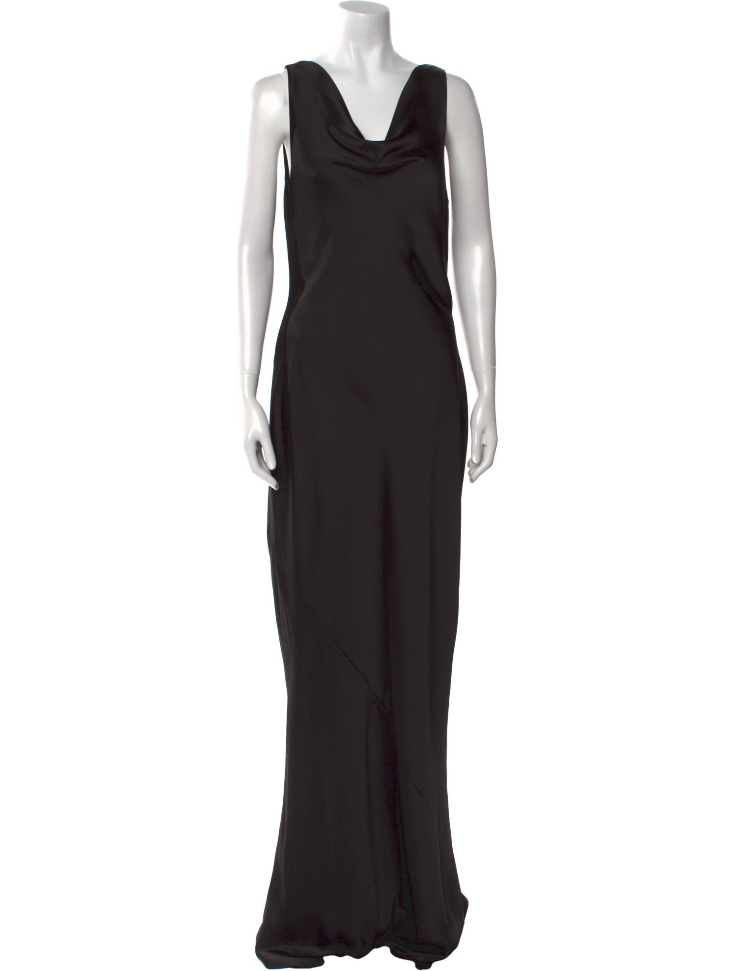 Norma Kamali Cowl Neck Long Dress