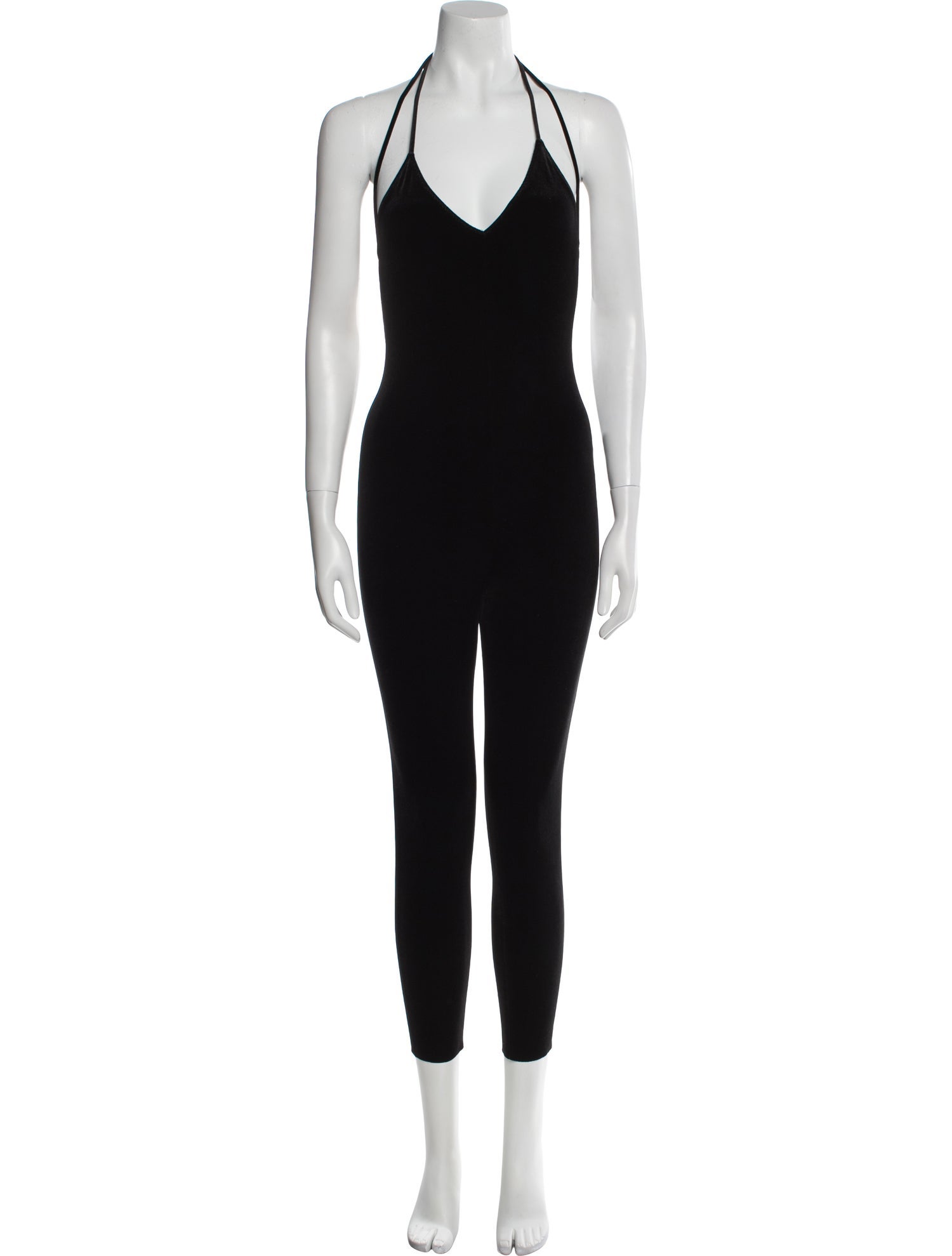 Norma Kamali V-Neck Jumpsuit