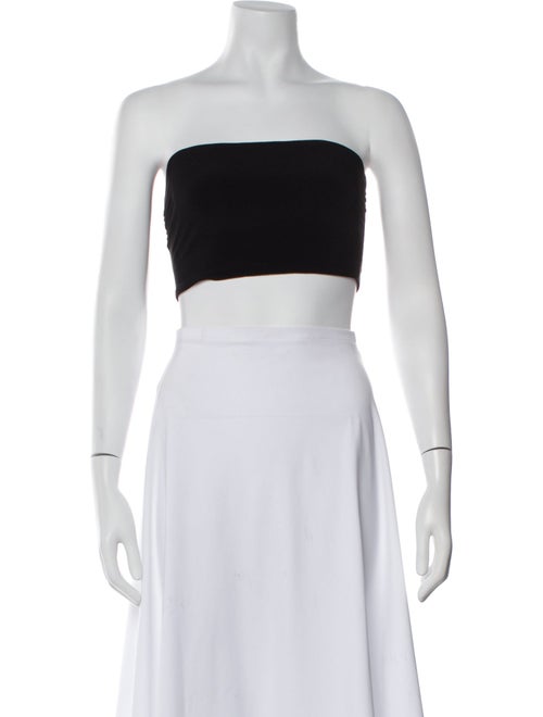 Norma Kamali Strapless Crop Top