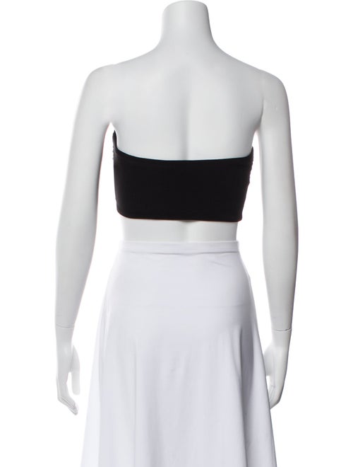 Norma Kamali Strapless Crop Top