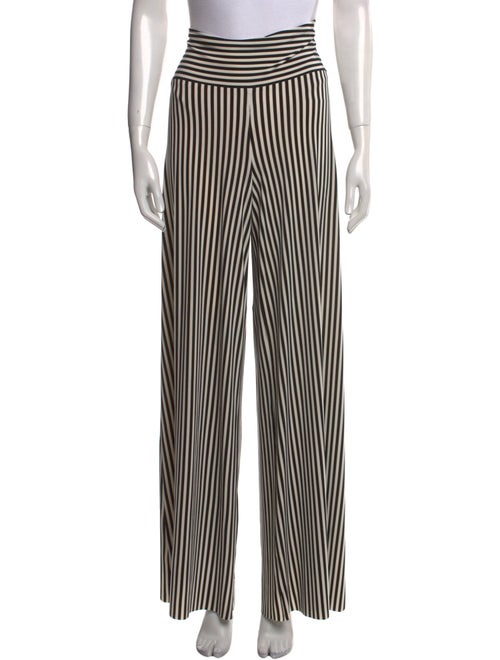 Norma Kamali Striped Wide Leg Pants