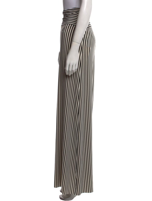 Norma Kamali Striped Wide Leg Pants