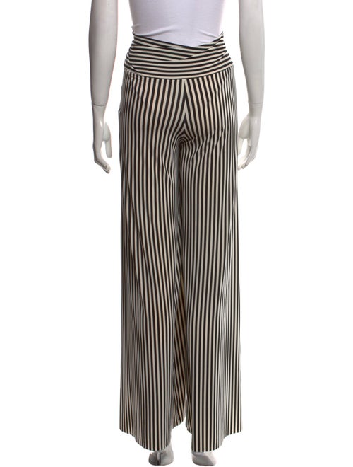 Norma Kamali Striped Wide Leg Pants