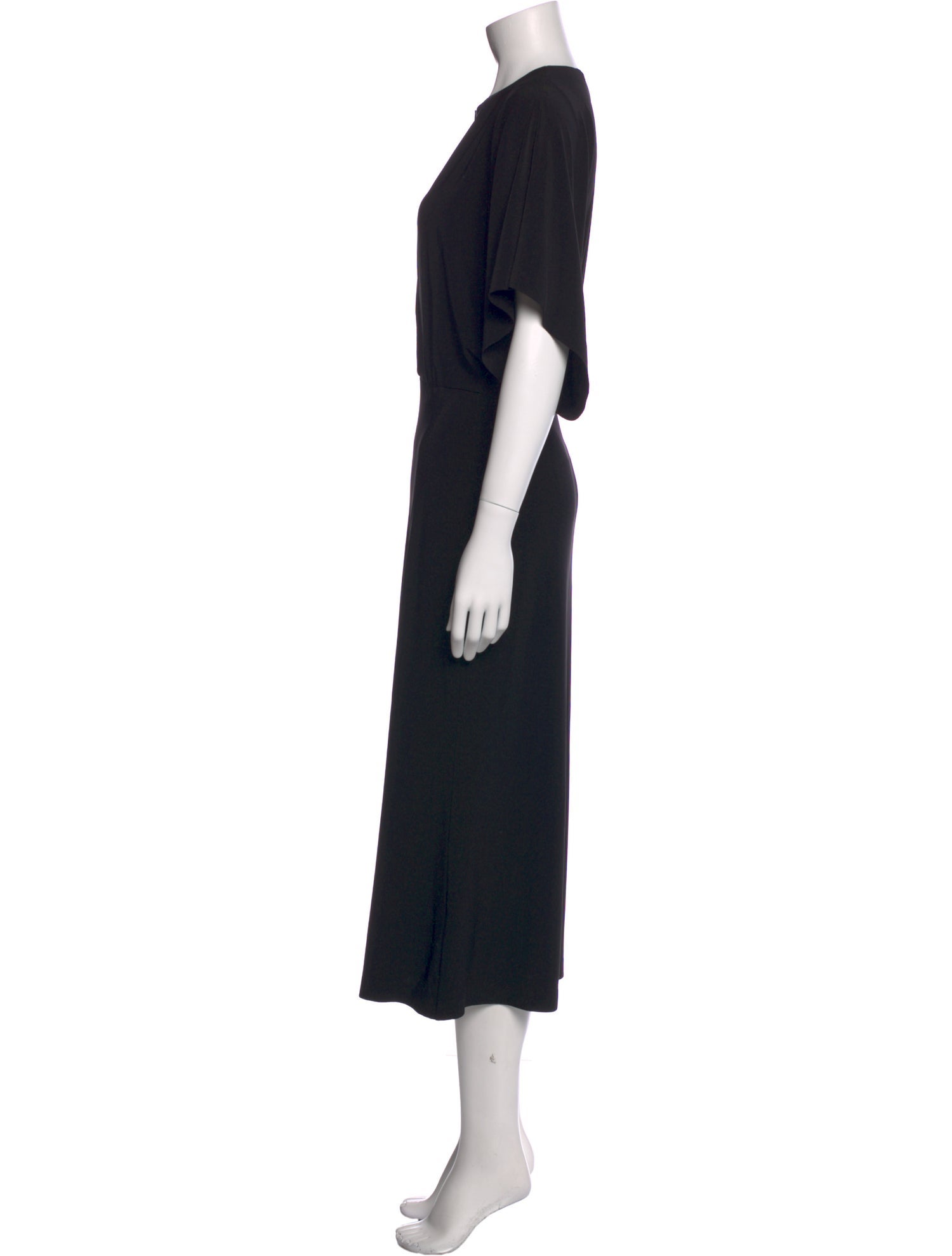 Norma Kamali V-Neck Midi Length Dress w/ Tags