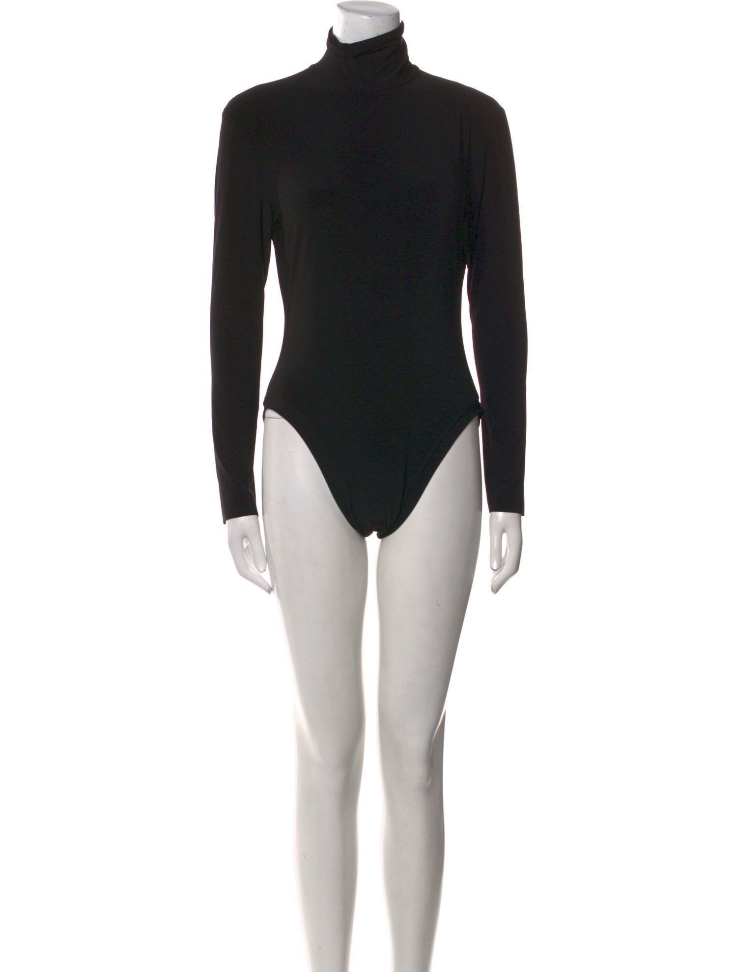 Norma Kamali Turtleneck Long Sleeve Bodysuit