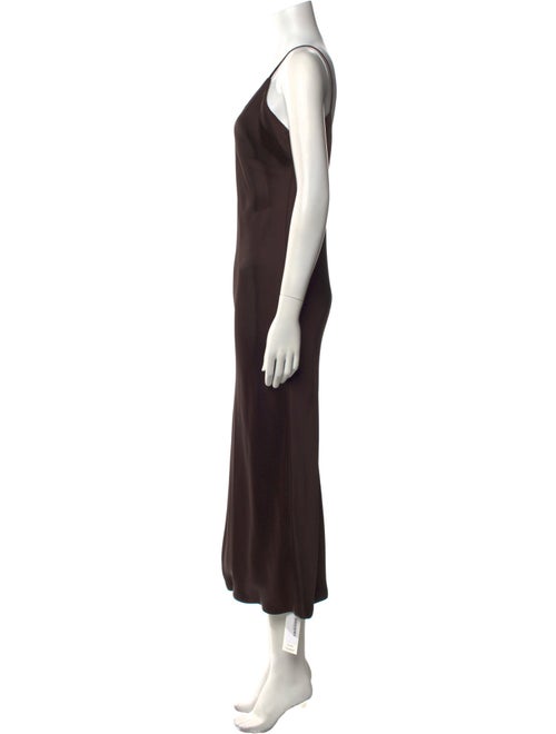 Norma Kamali V-Neck Long Dress