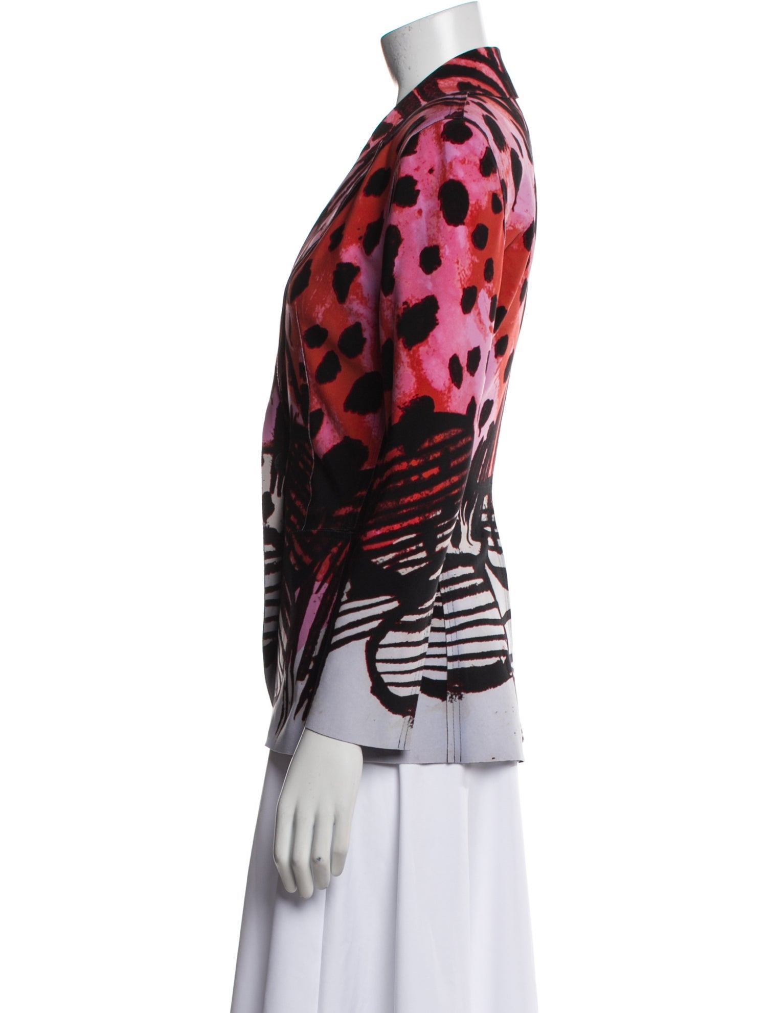 Norma Kamali Printed Blazer