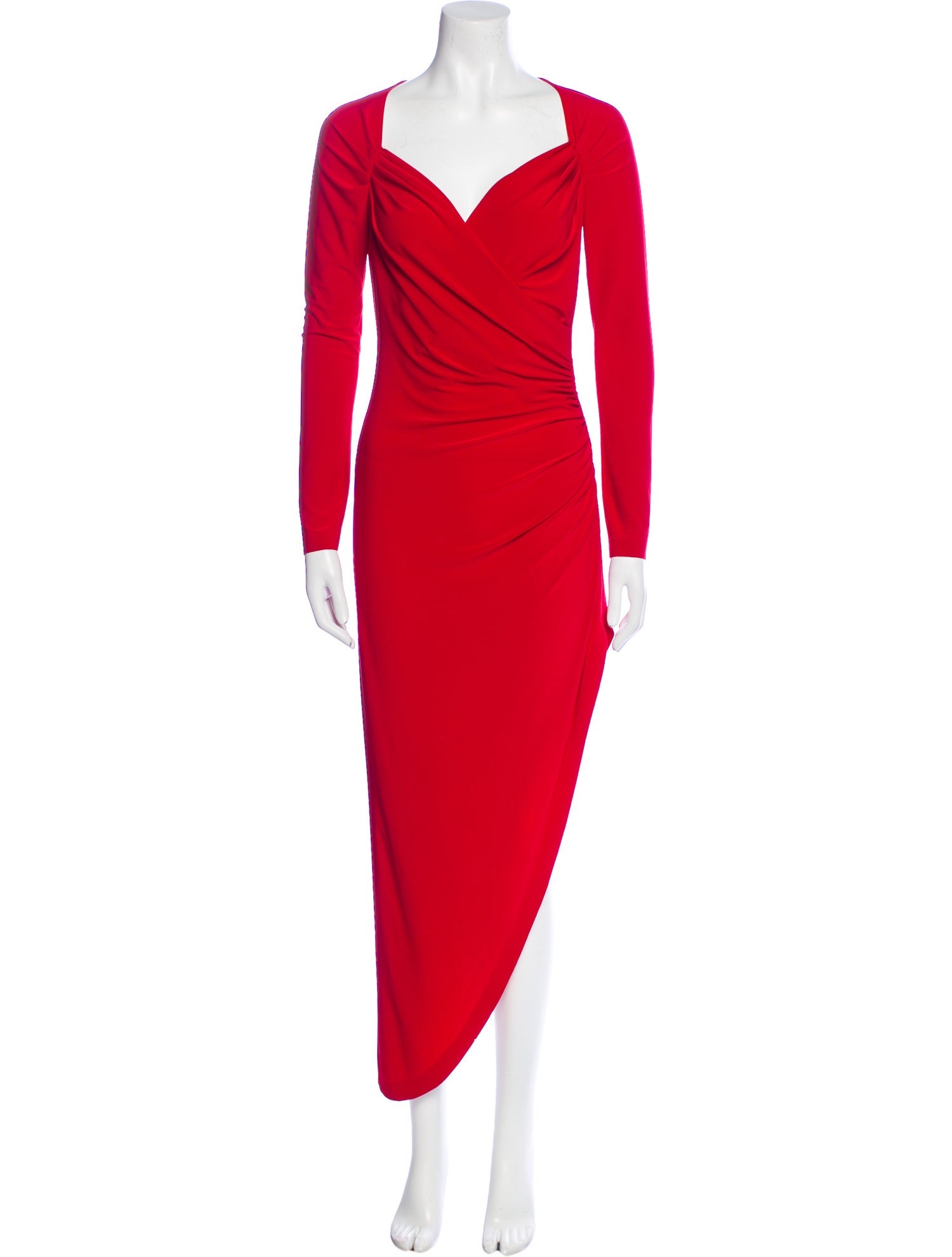 Norma Kamali Square Neckline Midi Length Dress - Red Dresses, Clothing - WNK60114 | The RealReal Norma Kamali Square Neckline Midi Length Dress - Red Dresses, Clothing - WNK60114 | The RealReal
