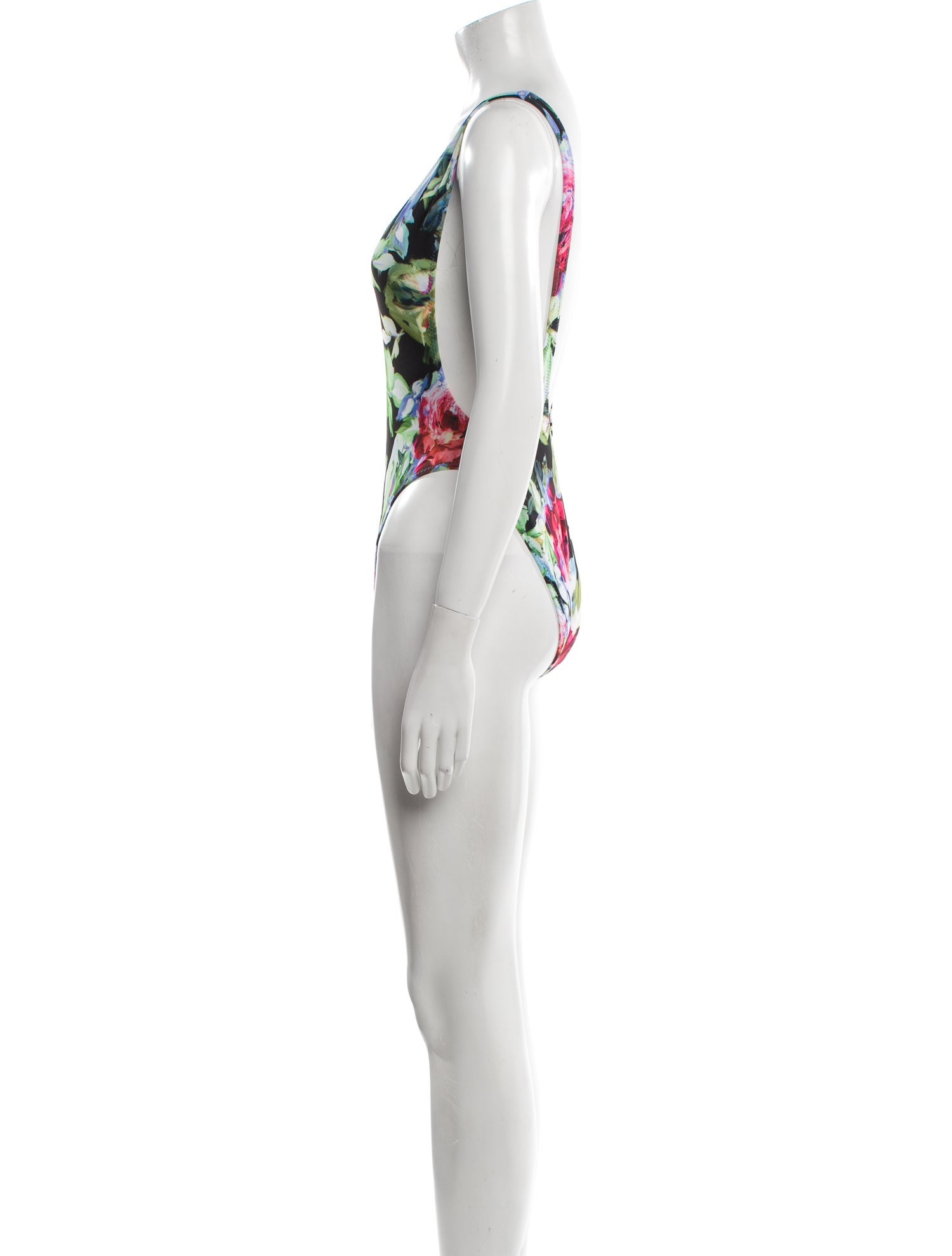 Norma Kamali Printed One-Piece