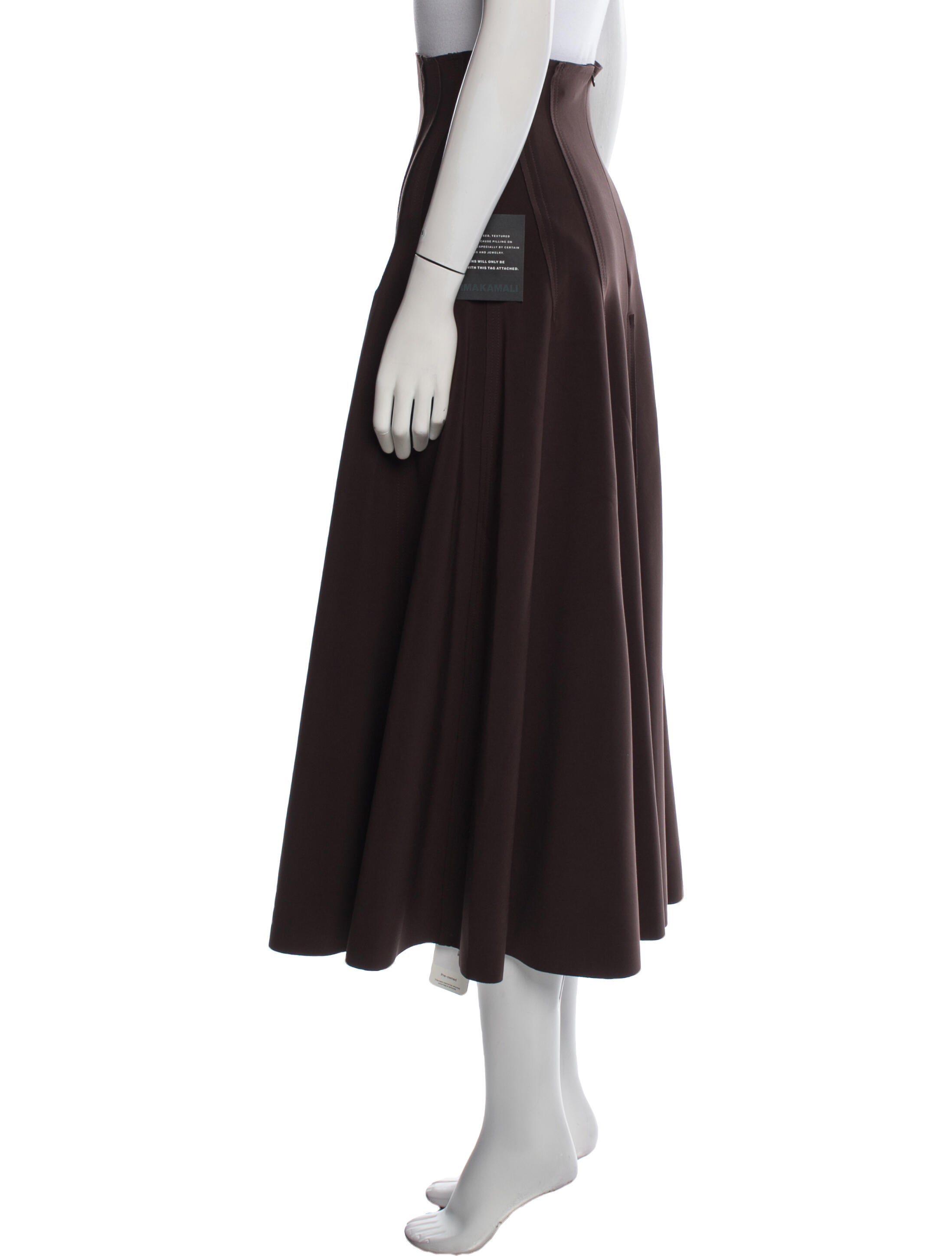 Norma Kamali Midi Length Skirt