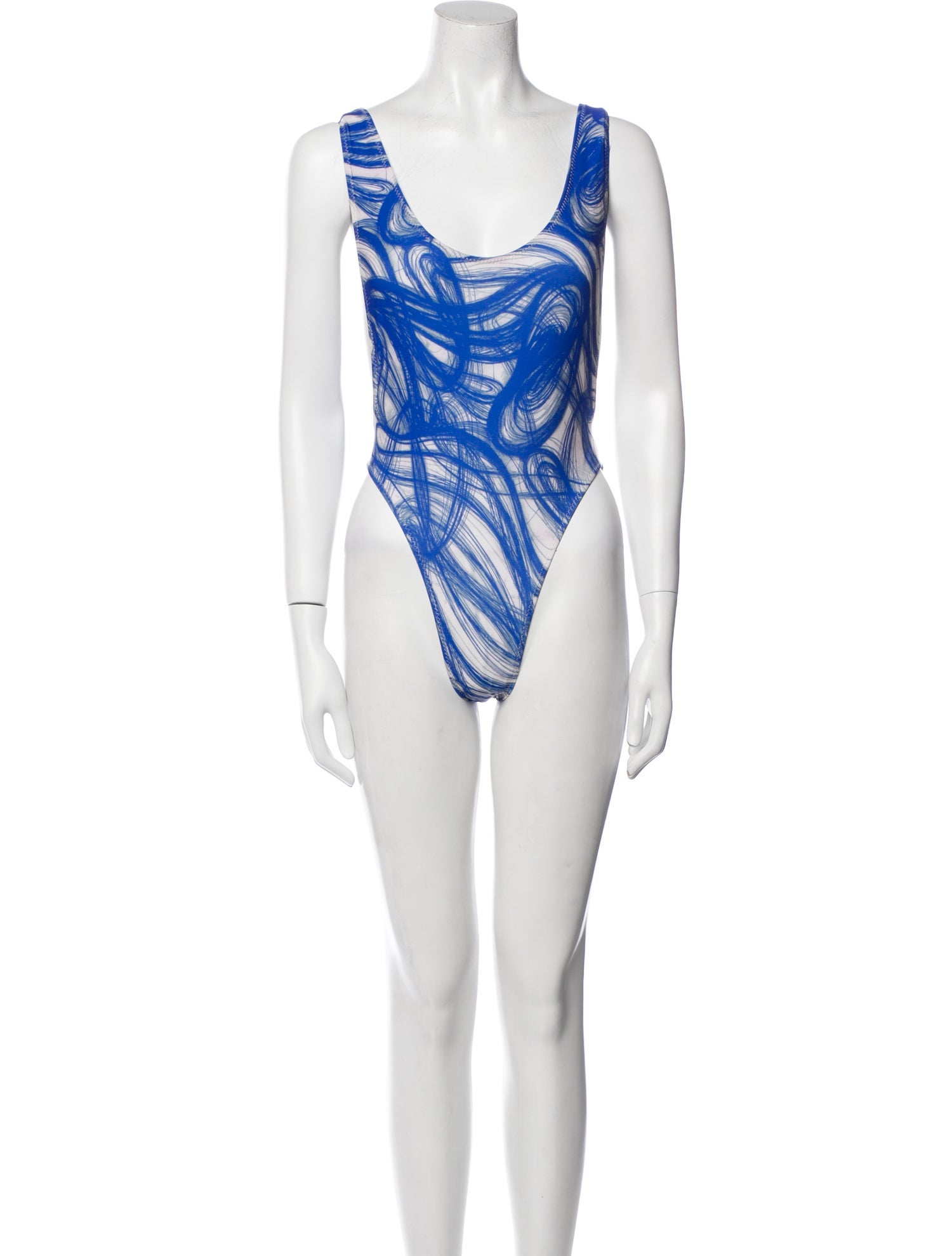 Norma Kamali Printed One-Piece w/ Tags