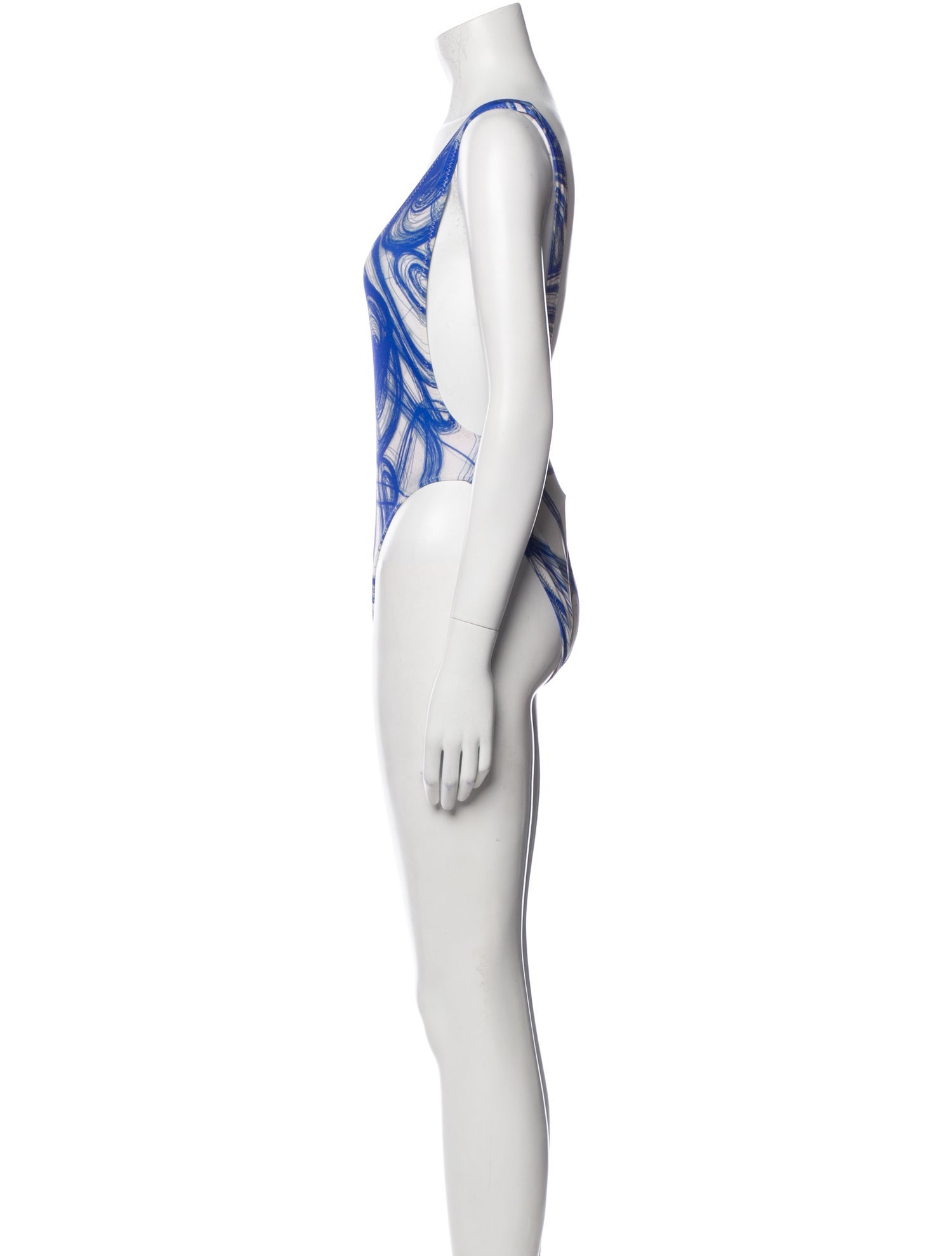 Norma Kamali Printed One-Piece w/ Tags