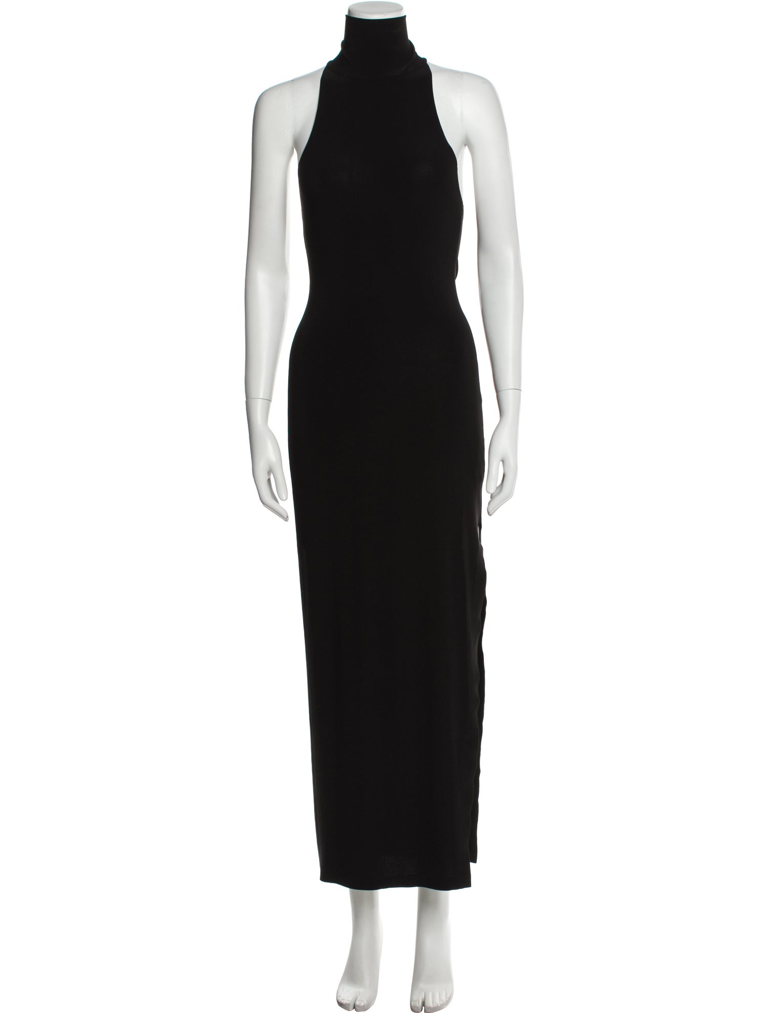 Norma Kamali Turtleneck Long Dress