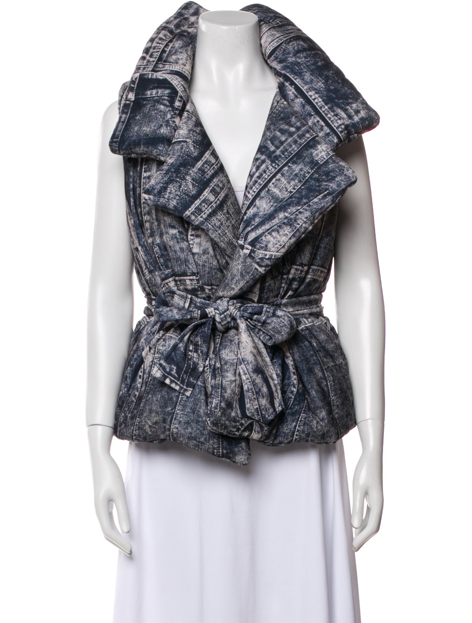 Norma Kamali Printed Vest
