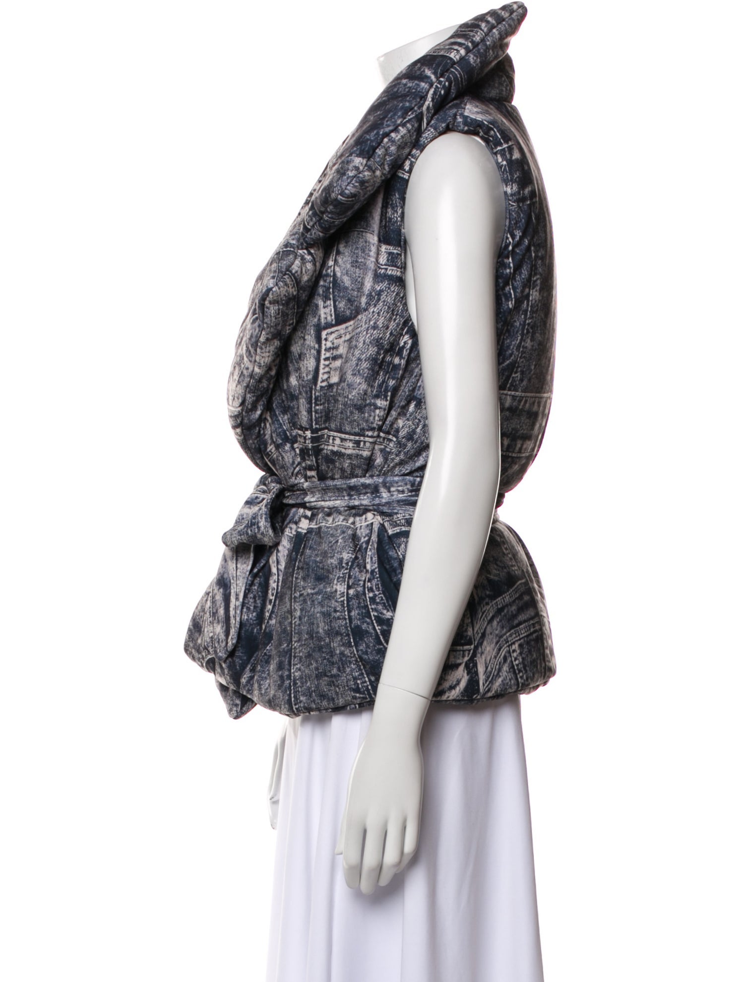 Norma Kamali Printed Vest
