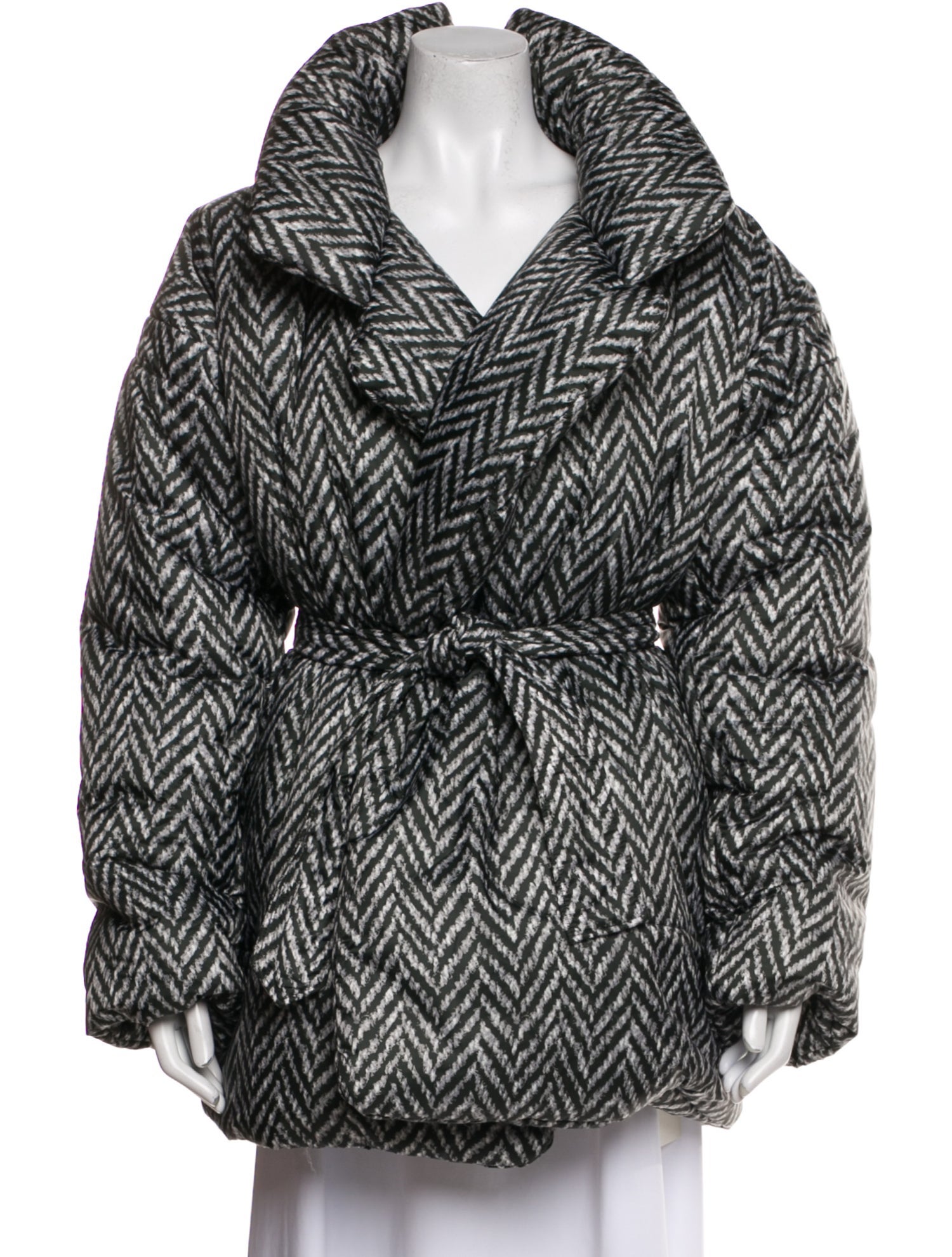 Norma Kamali Printed Coat