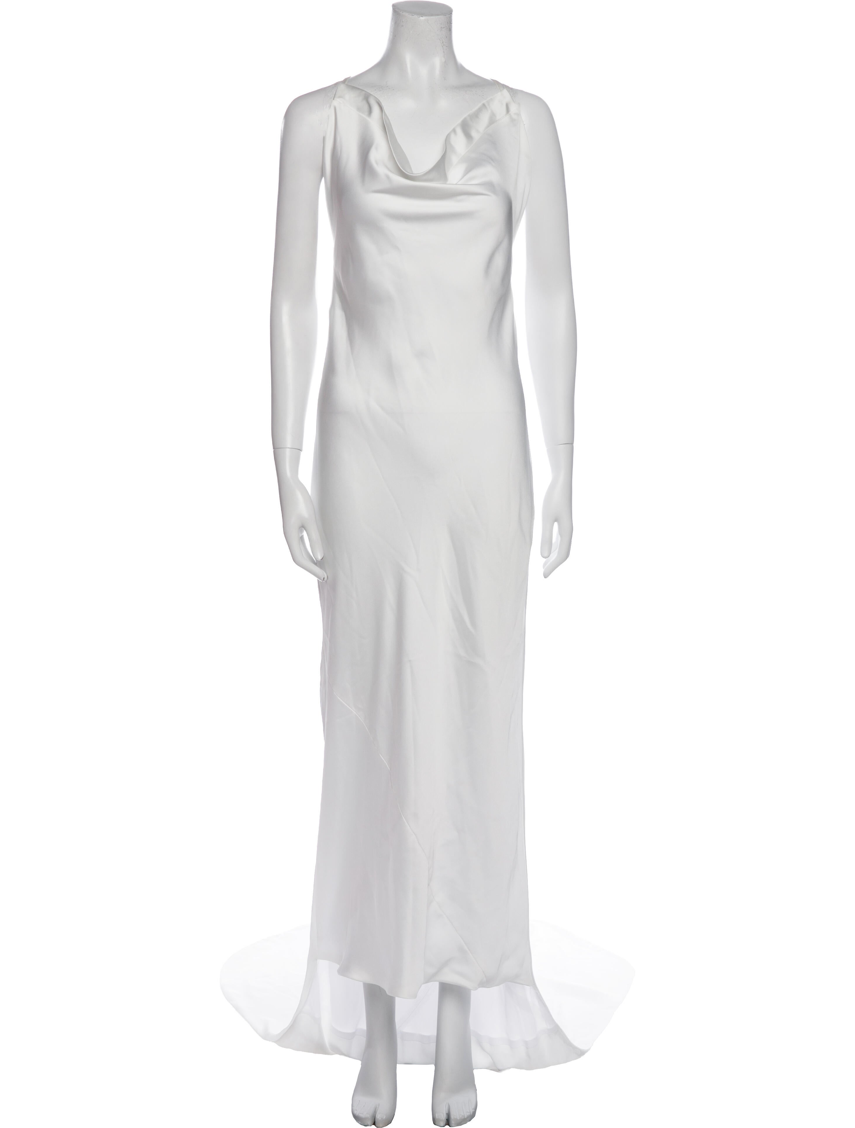 Norma Kamali Cowl Neck Long Dress