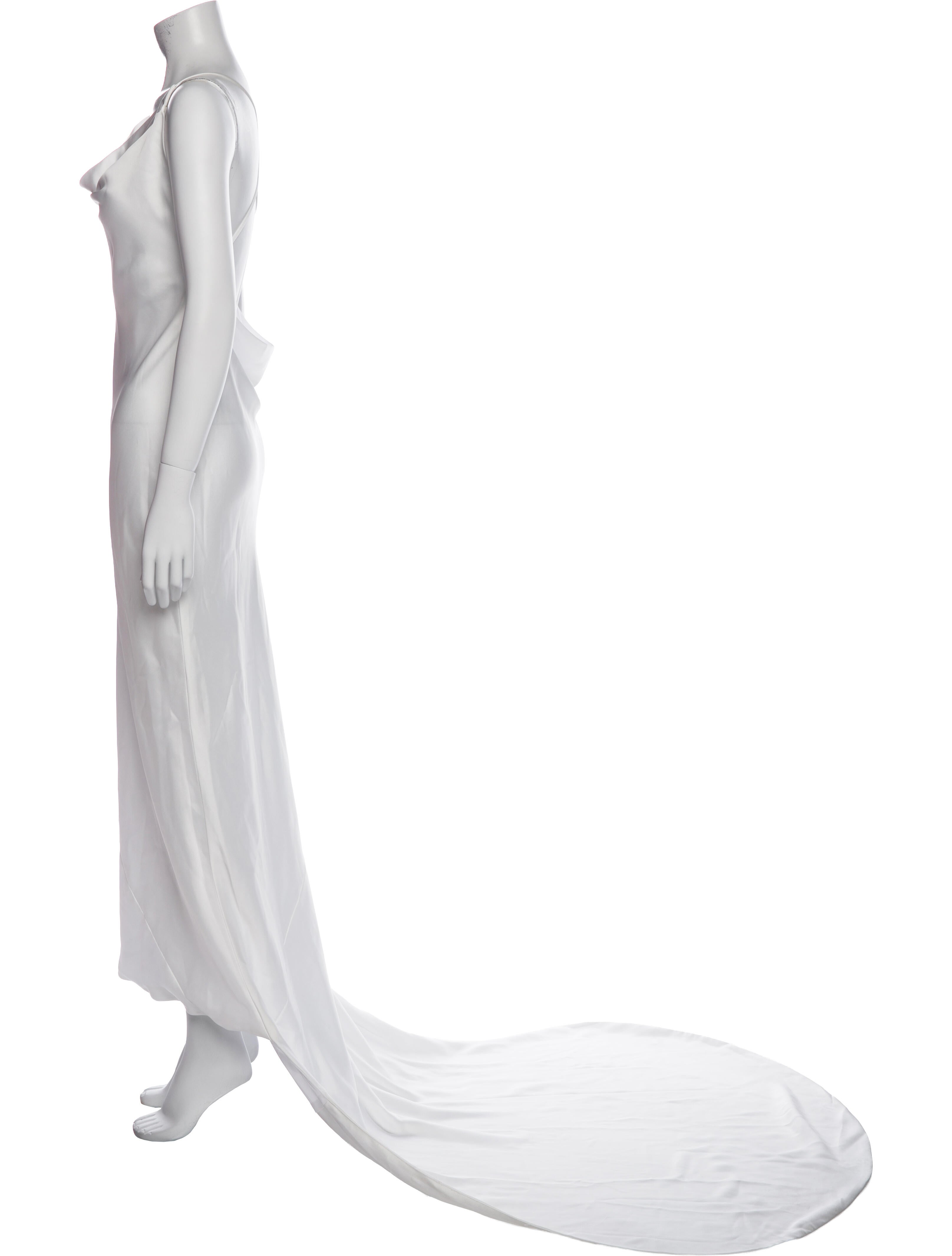 Norma Kamali Cowl Neck Long Dress