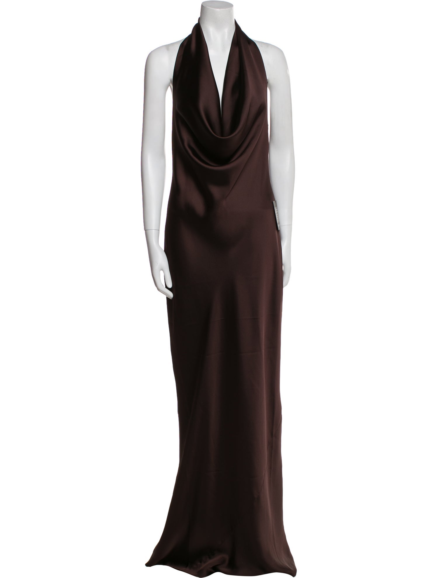 Norma Kamali Cowl Neck Long Dress w/ Tags