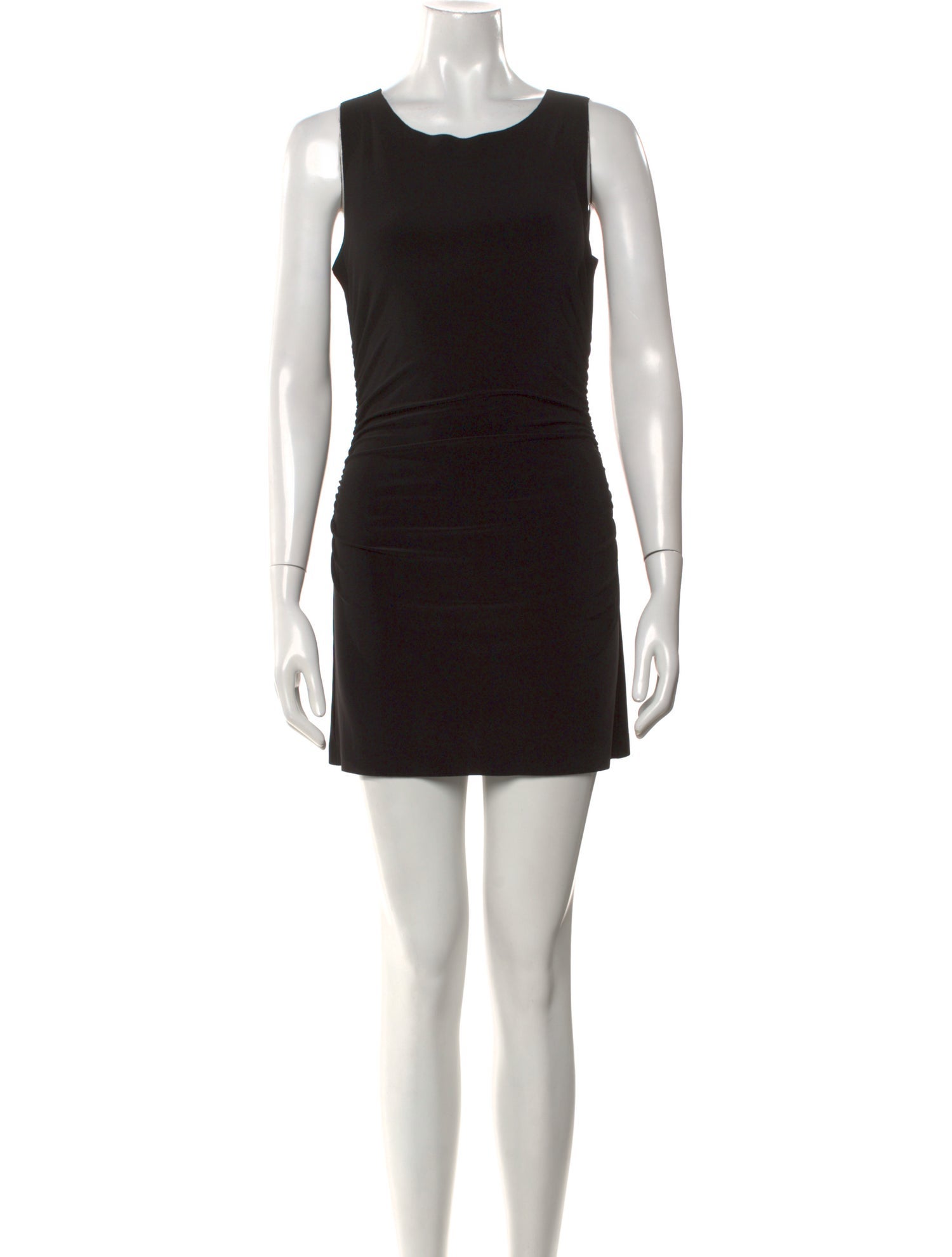Norma Kamali Scoop Neck Mini Dress