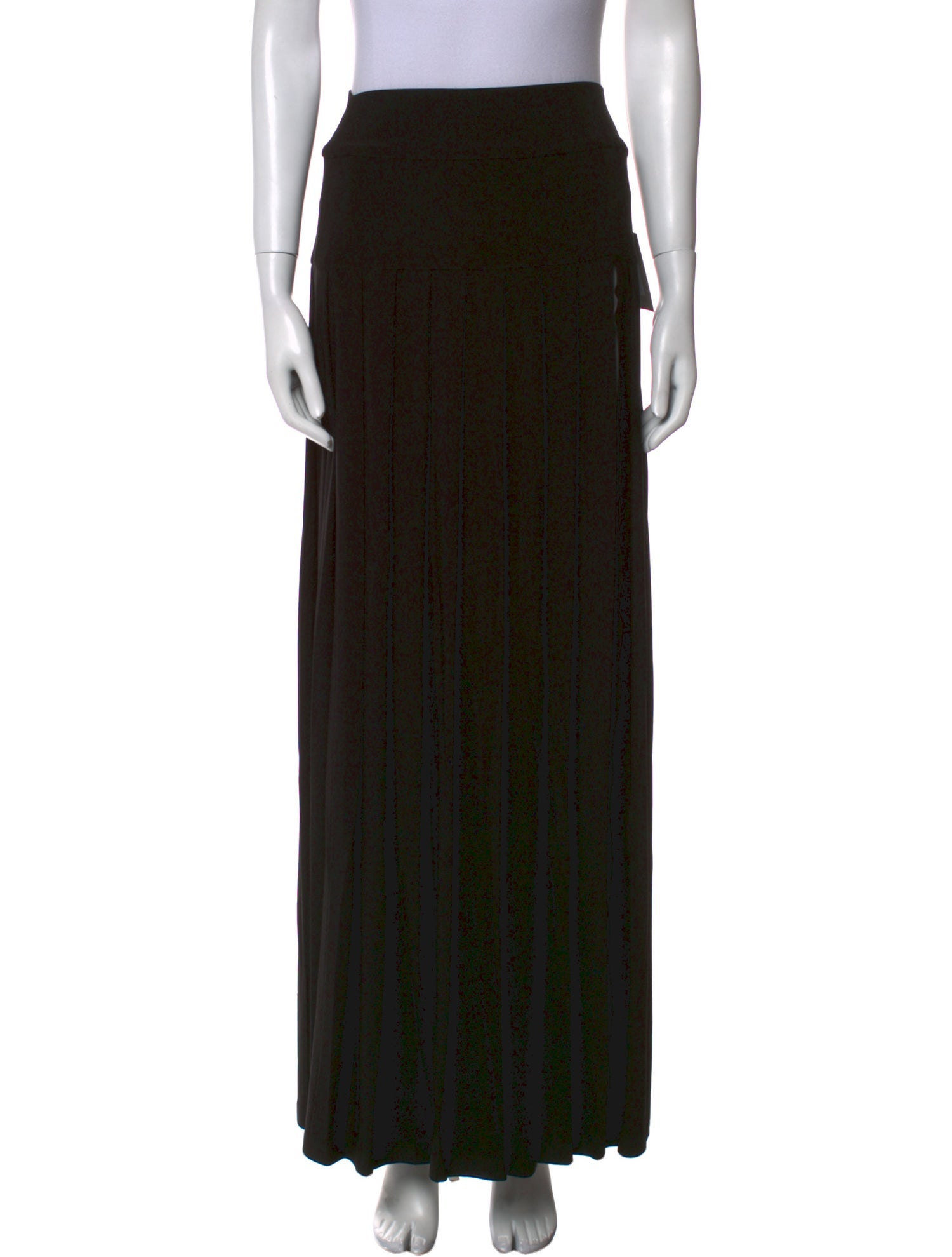 Norma Kamali Pleated Accents Long Skirt w/ Tags