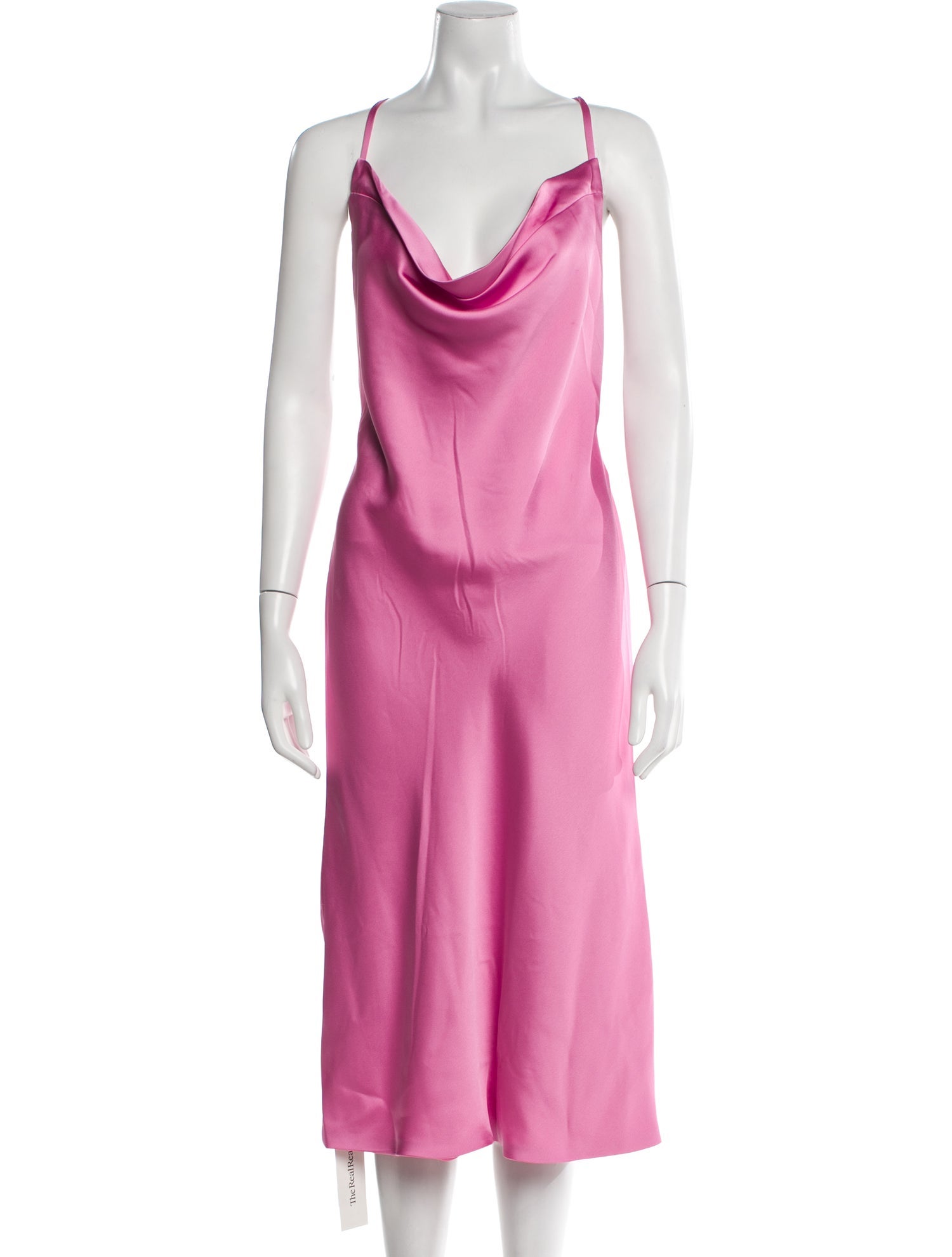 Norma Kamali Cowl Neck Knee-Length Dress w/ Tags