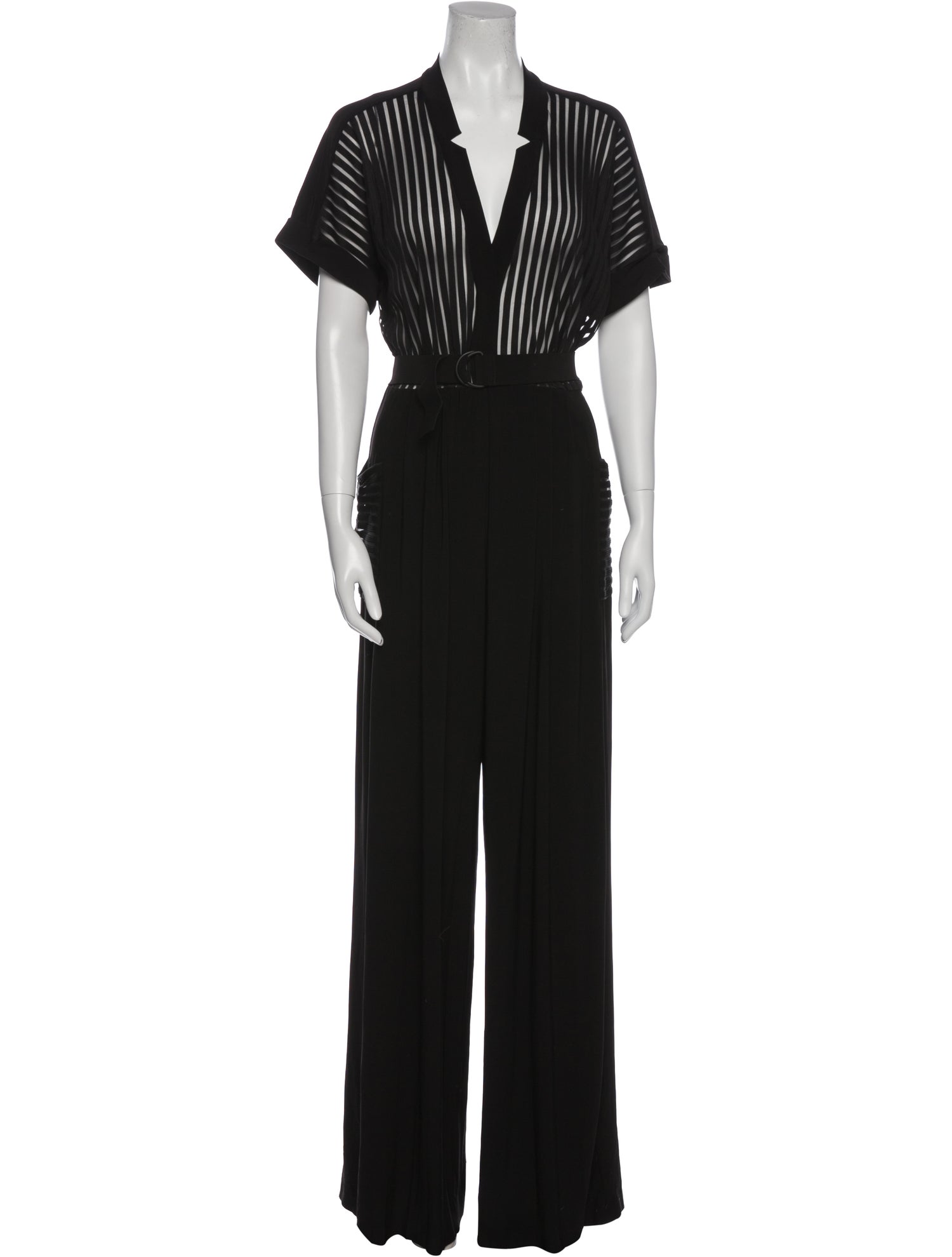Norma Kamali V-Neck Jumpsuit w/ Tags
