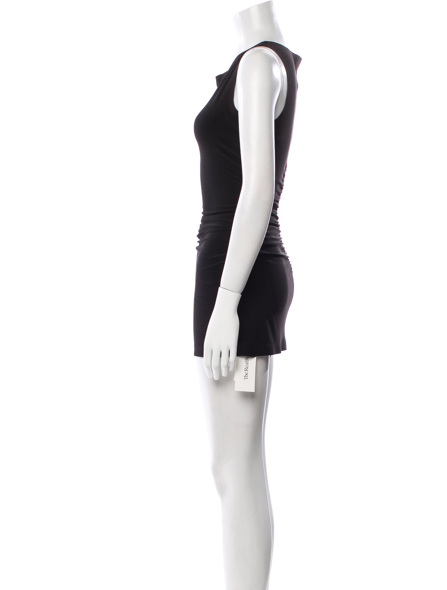 Norma Kamali Scoop Neck Mini Dress