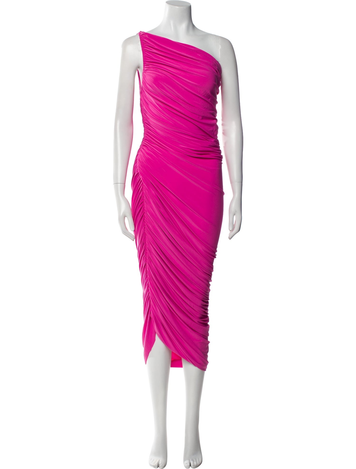 Norma Kamali One-Shoulder Long Dress