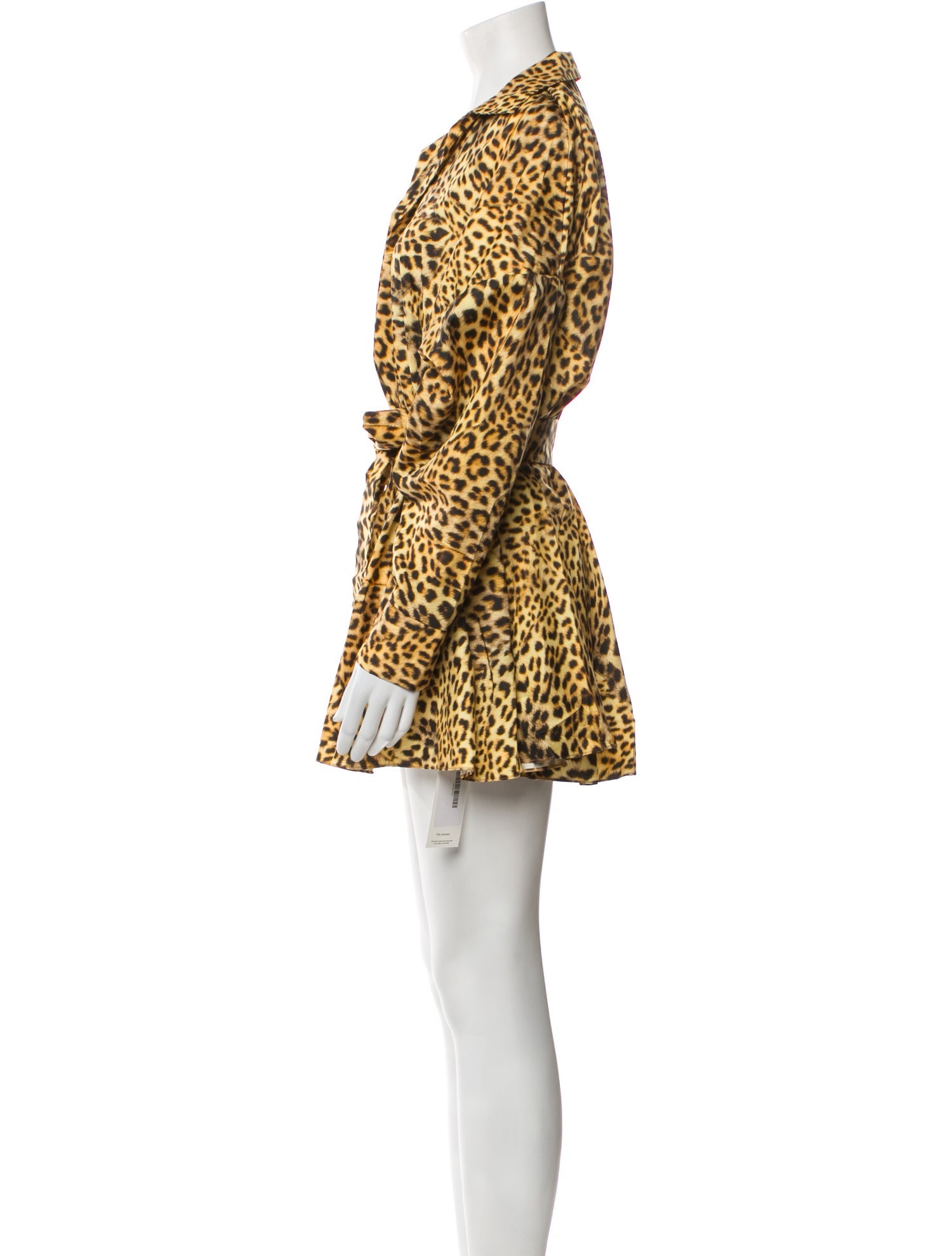 Norma Kamali Animal Print Coat