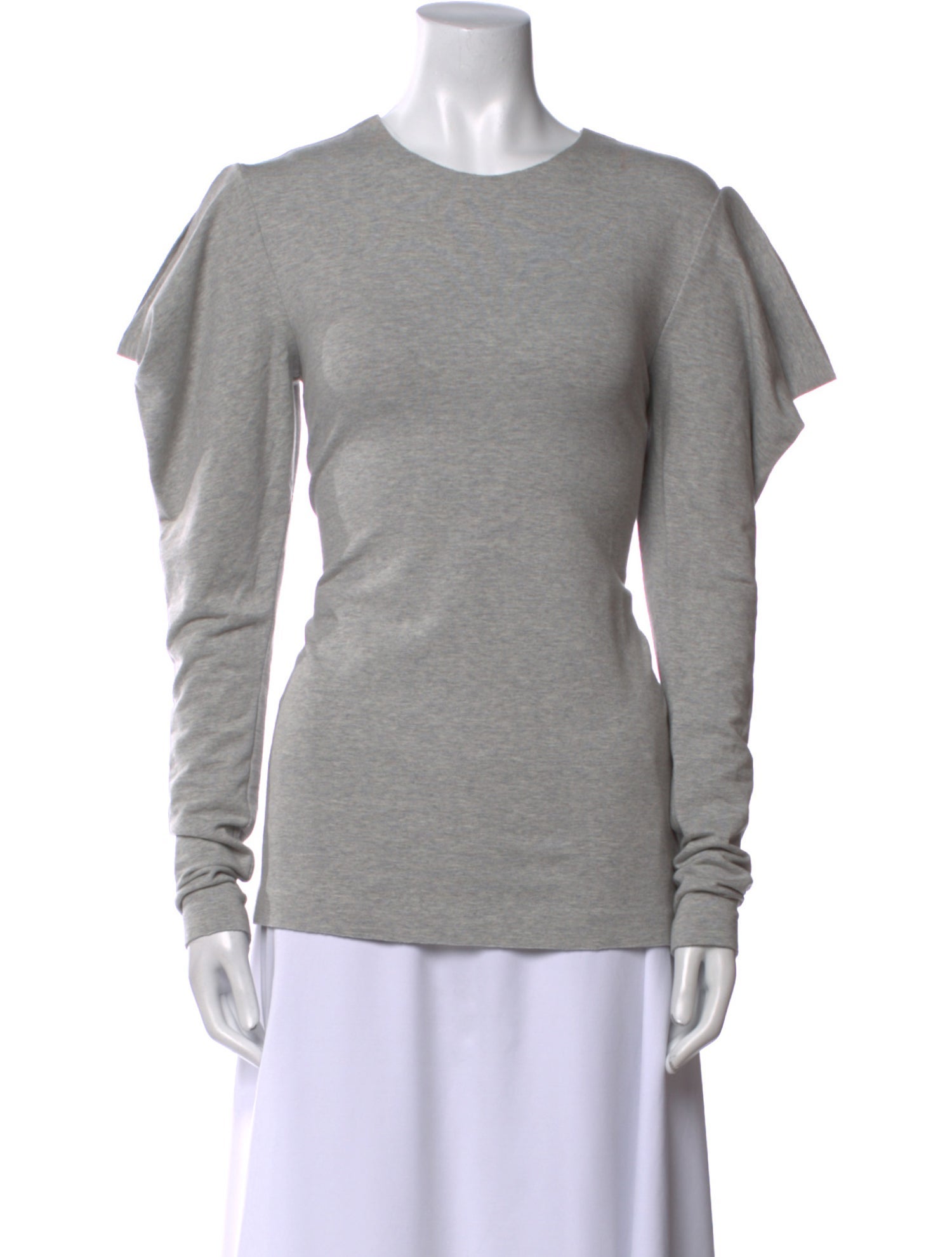 Norma Kamali Crew Neck Long Sleeve Top