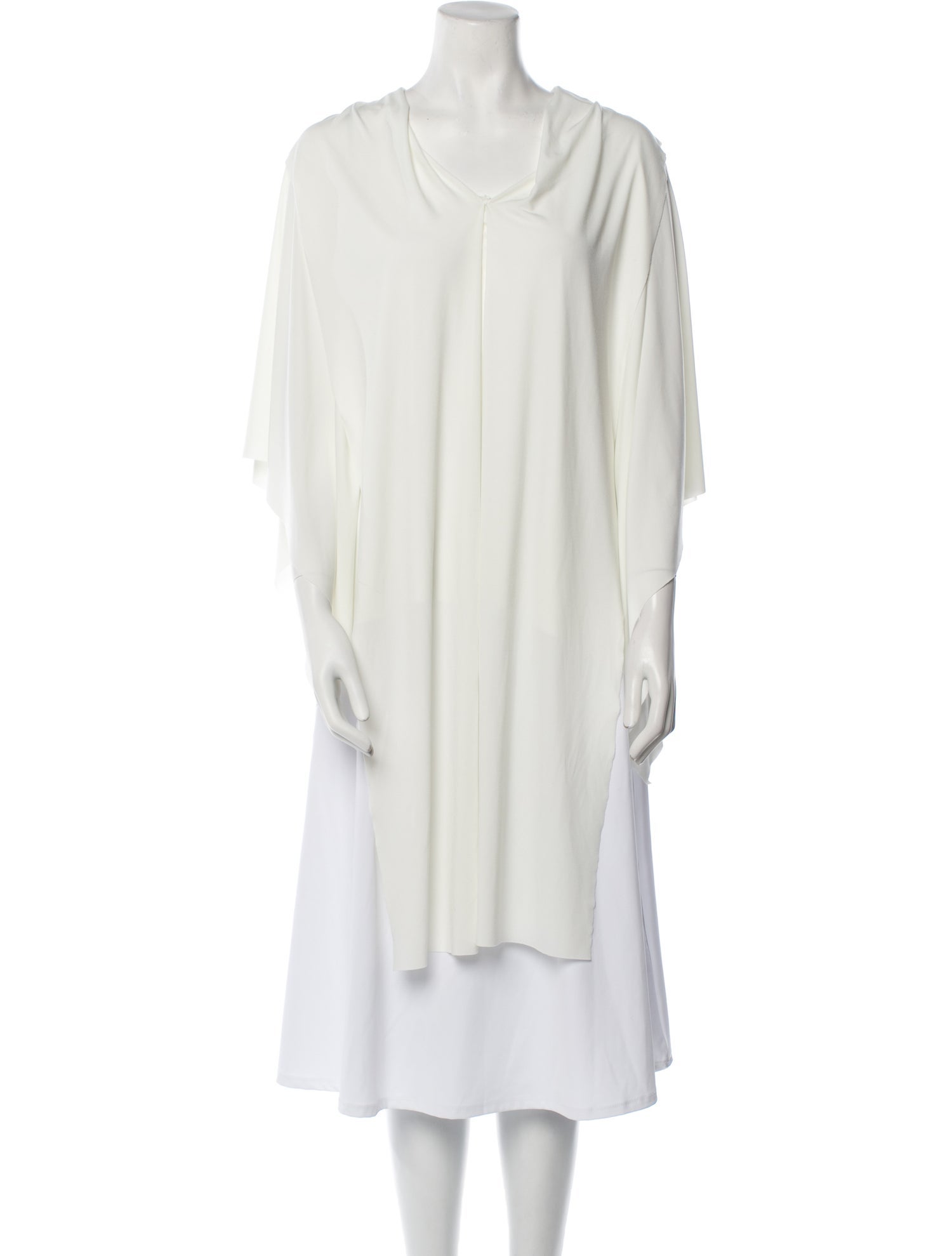 Norma Kamali Scoop Neck Mini Dress