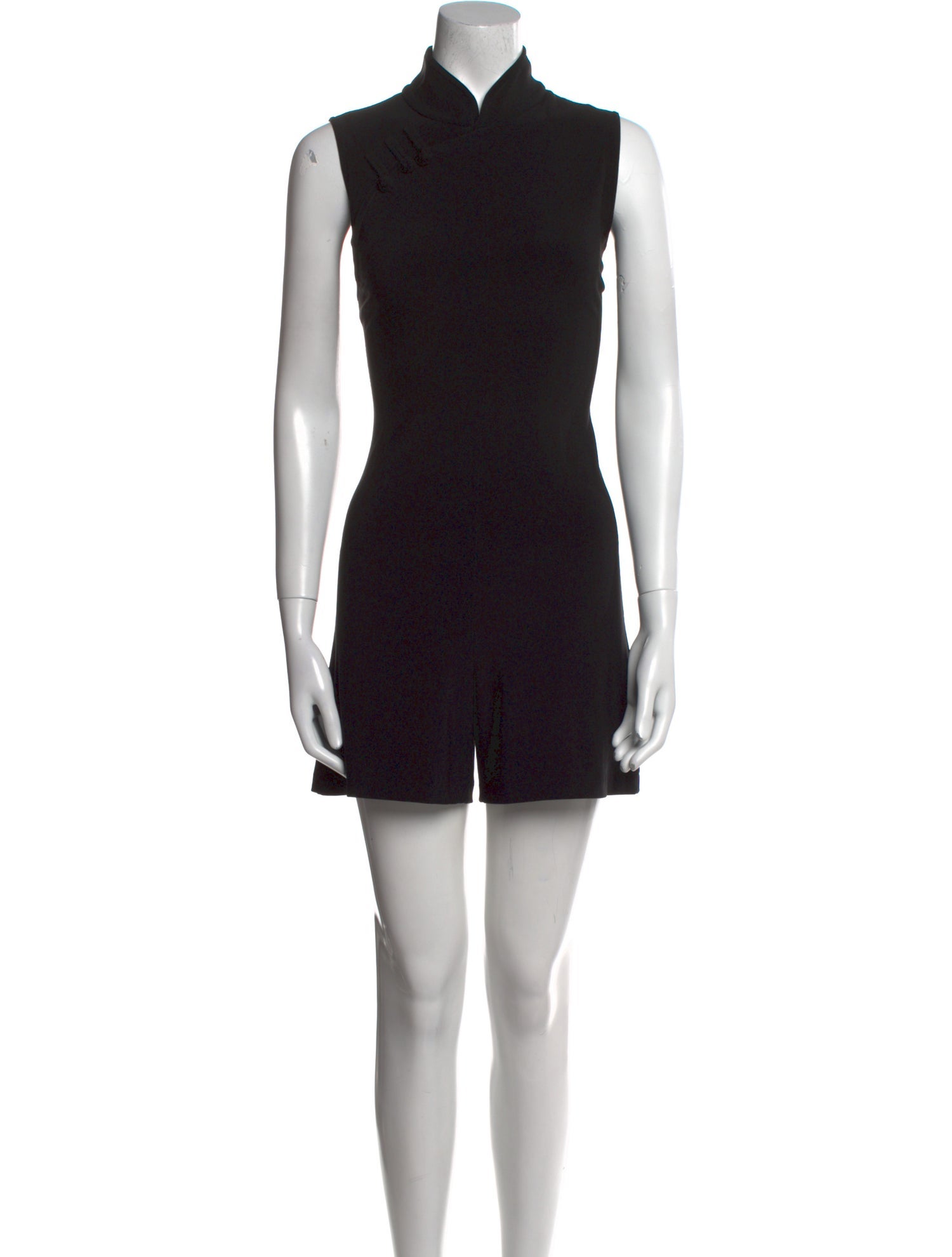 Norma Kamali Mock Neck Mini Dress