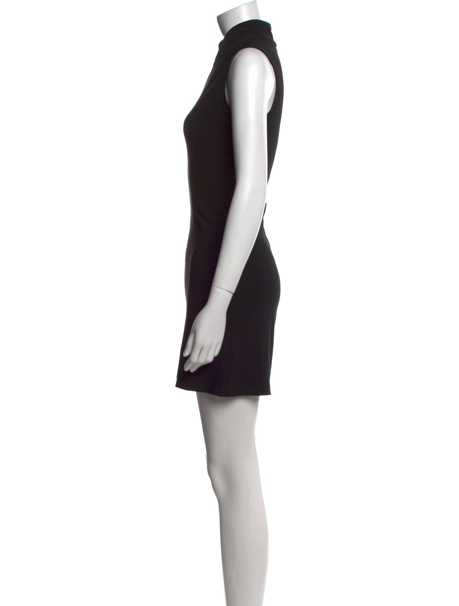 Norma Kamali Mock Neck Mini Dress