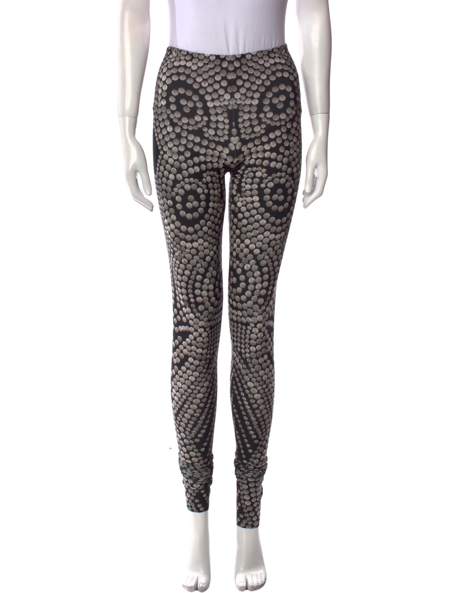 Norma Kamali Printed Skinny Leg Pants