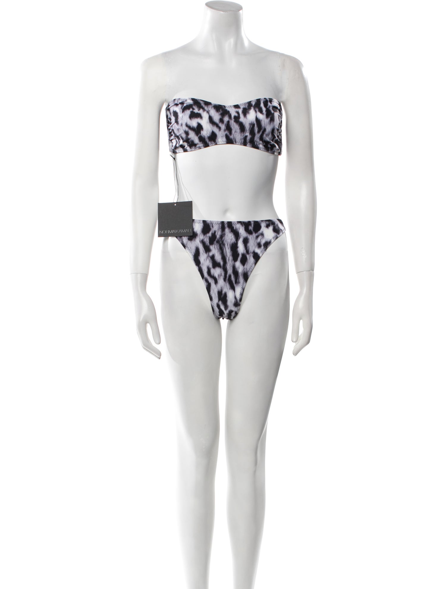 Norma Kamali Animal Print Bikini w/ Tags