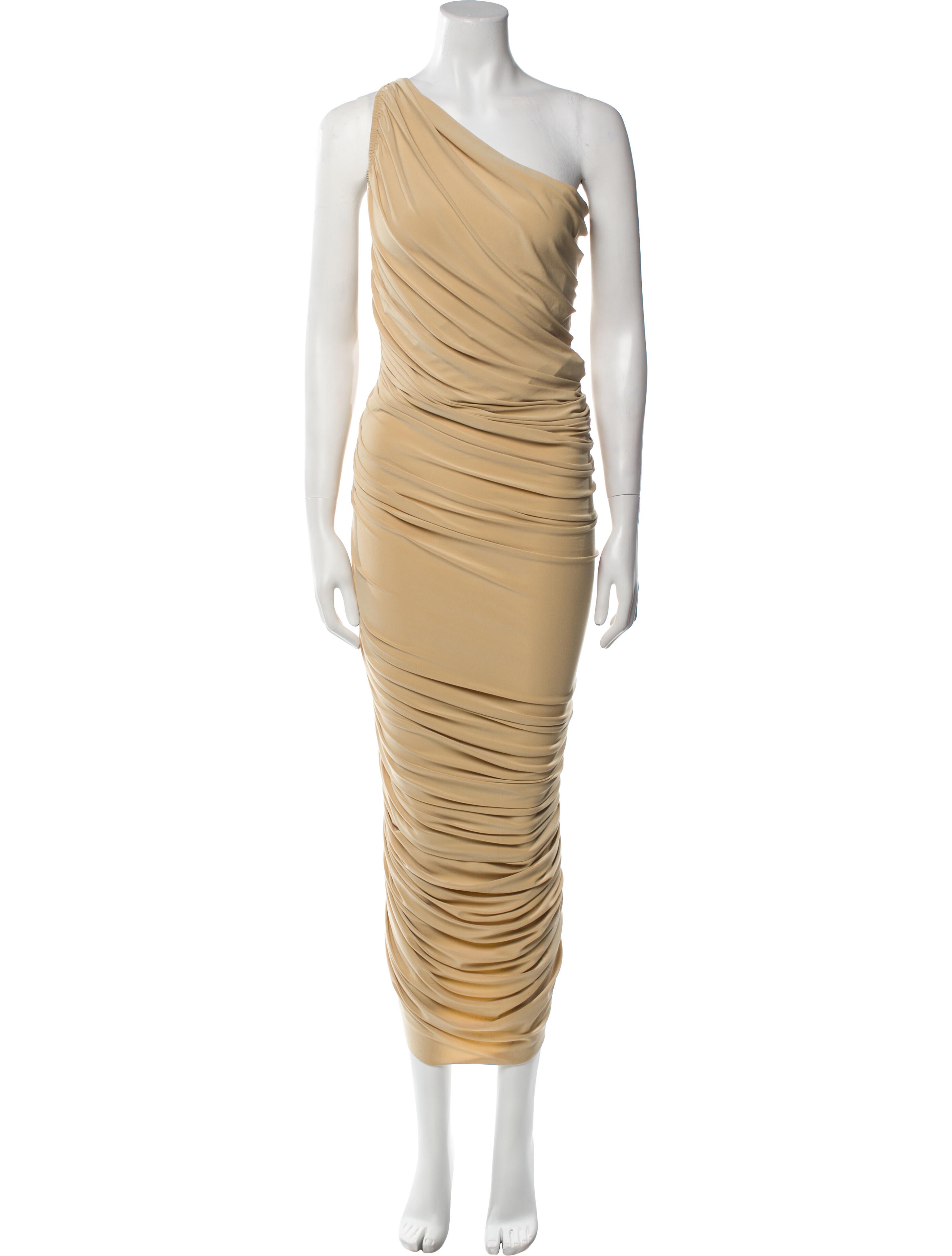 short gold birthday dress NORMA KAMALI