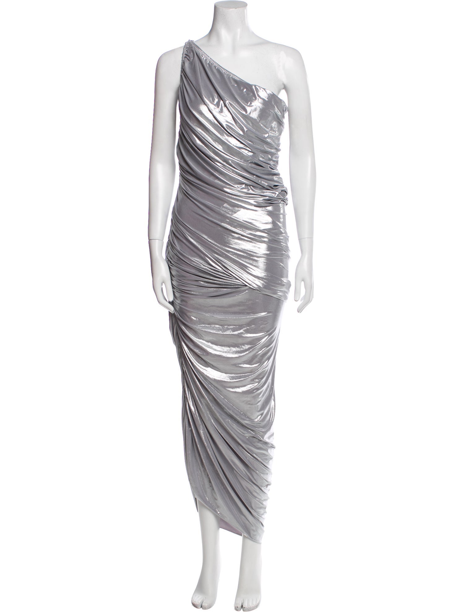 Norma Kamali One-Shoulder Long Dress