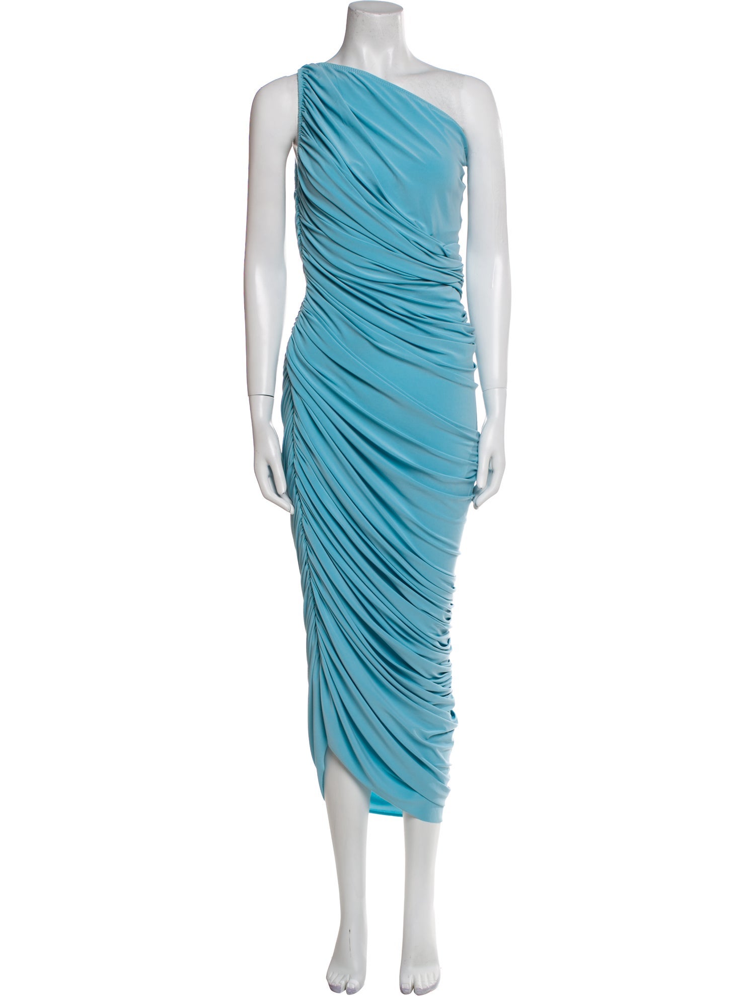 Norma Kamali One-Shoulder Long Dress
