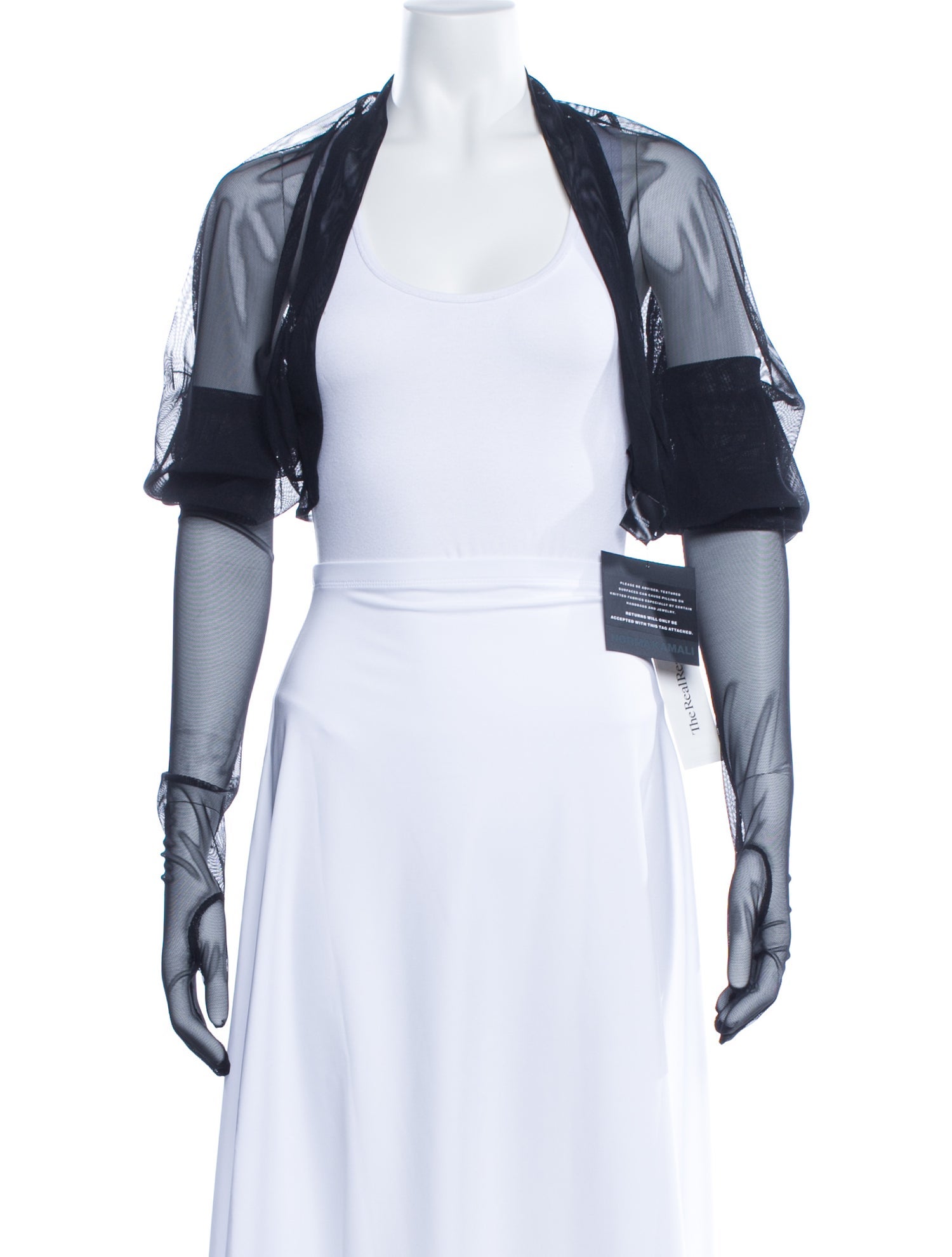 Norma Kamali Mesh Bolero w/ Tags
