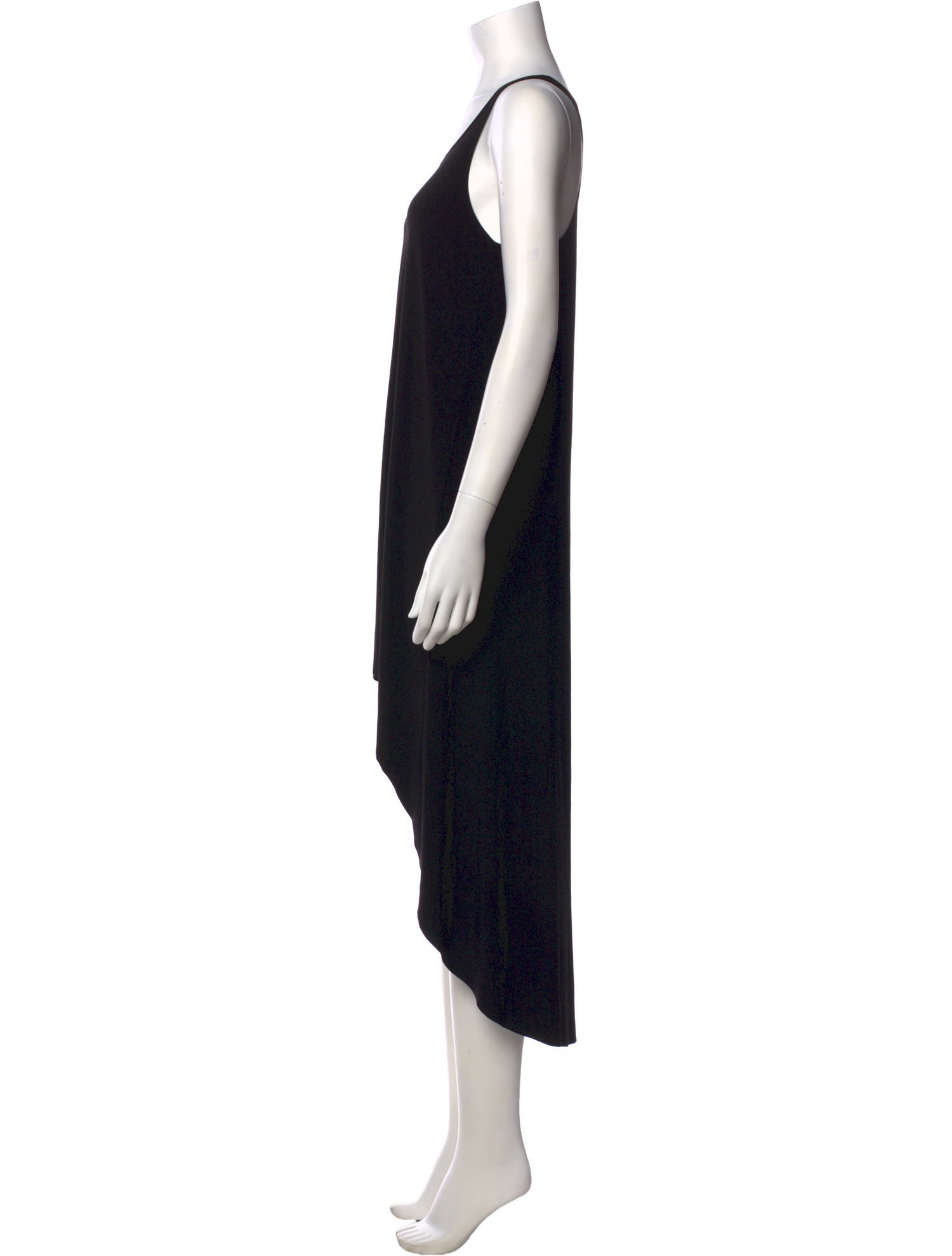 Norma Kamali Scoop Neck Long Dress