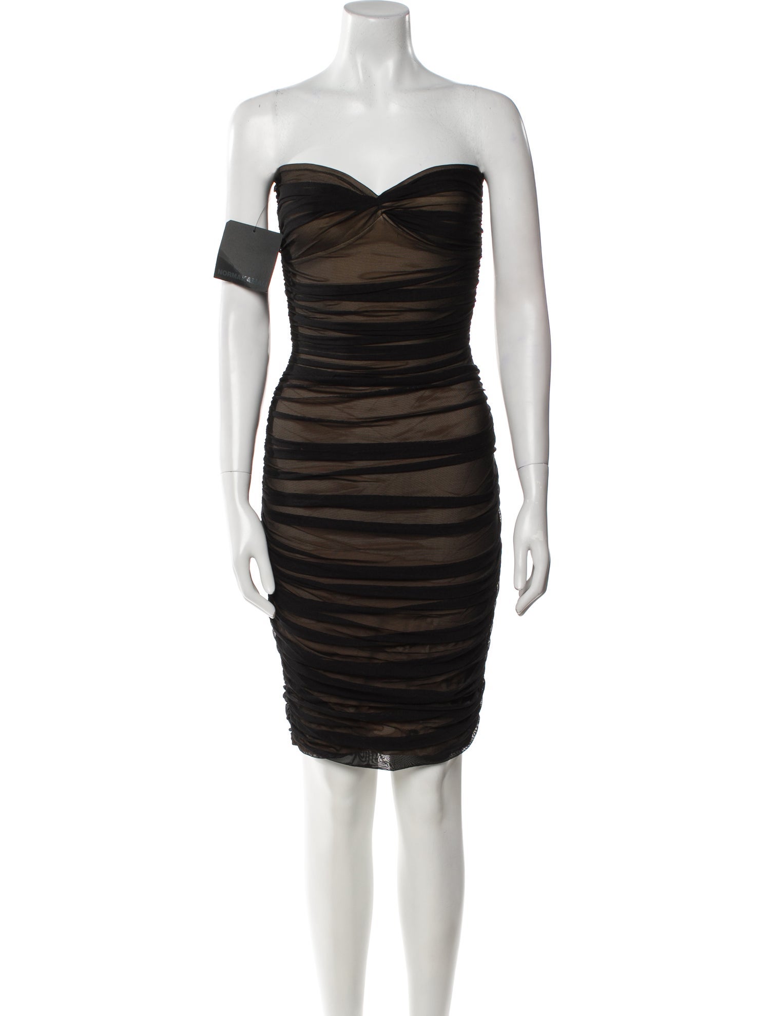 Norma Kamali Strapless Mini Dress w/ Tags