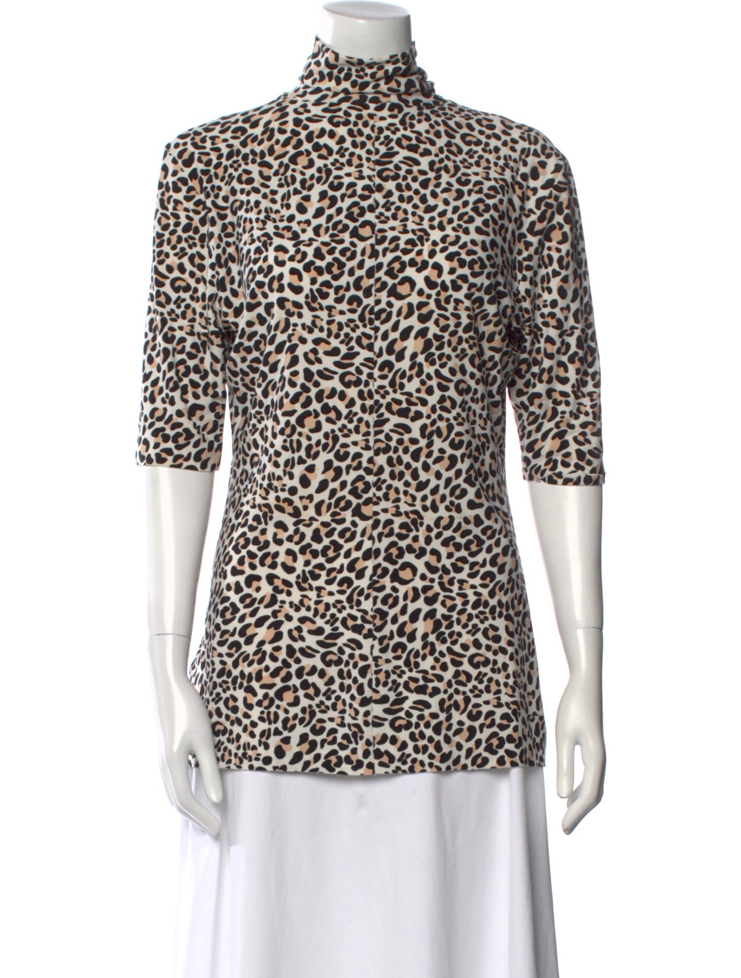 Norma Kamali Animal Print Mini Dress