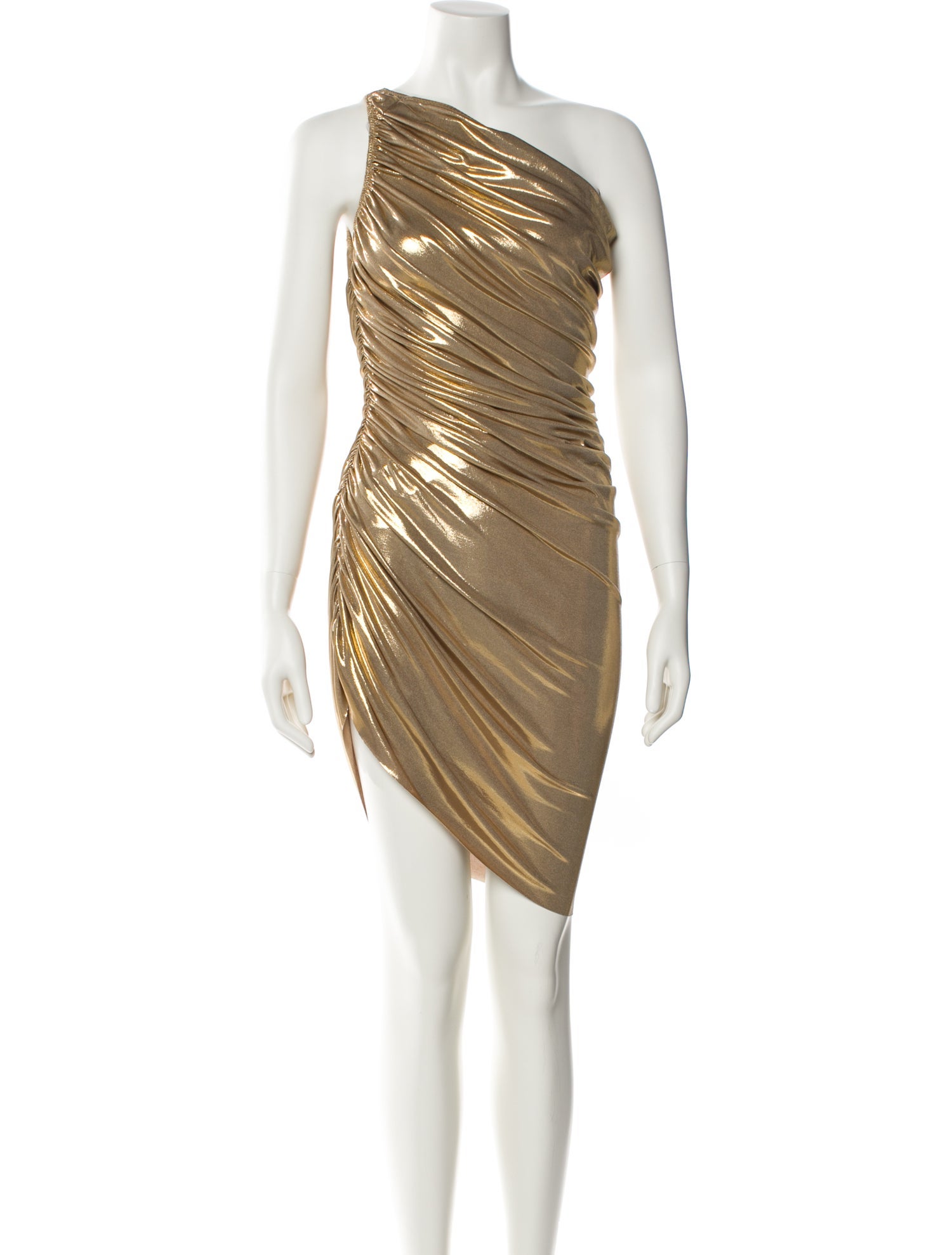 Norma Kamali One-Shoulder Mini Dress