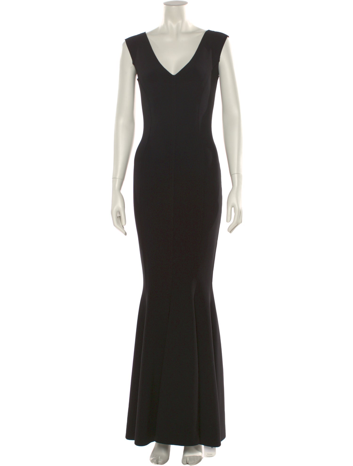 Norma Kamali V-Neck Long Dress